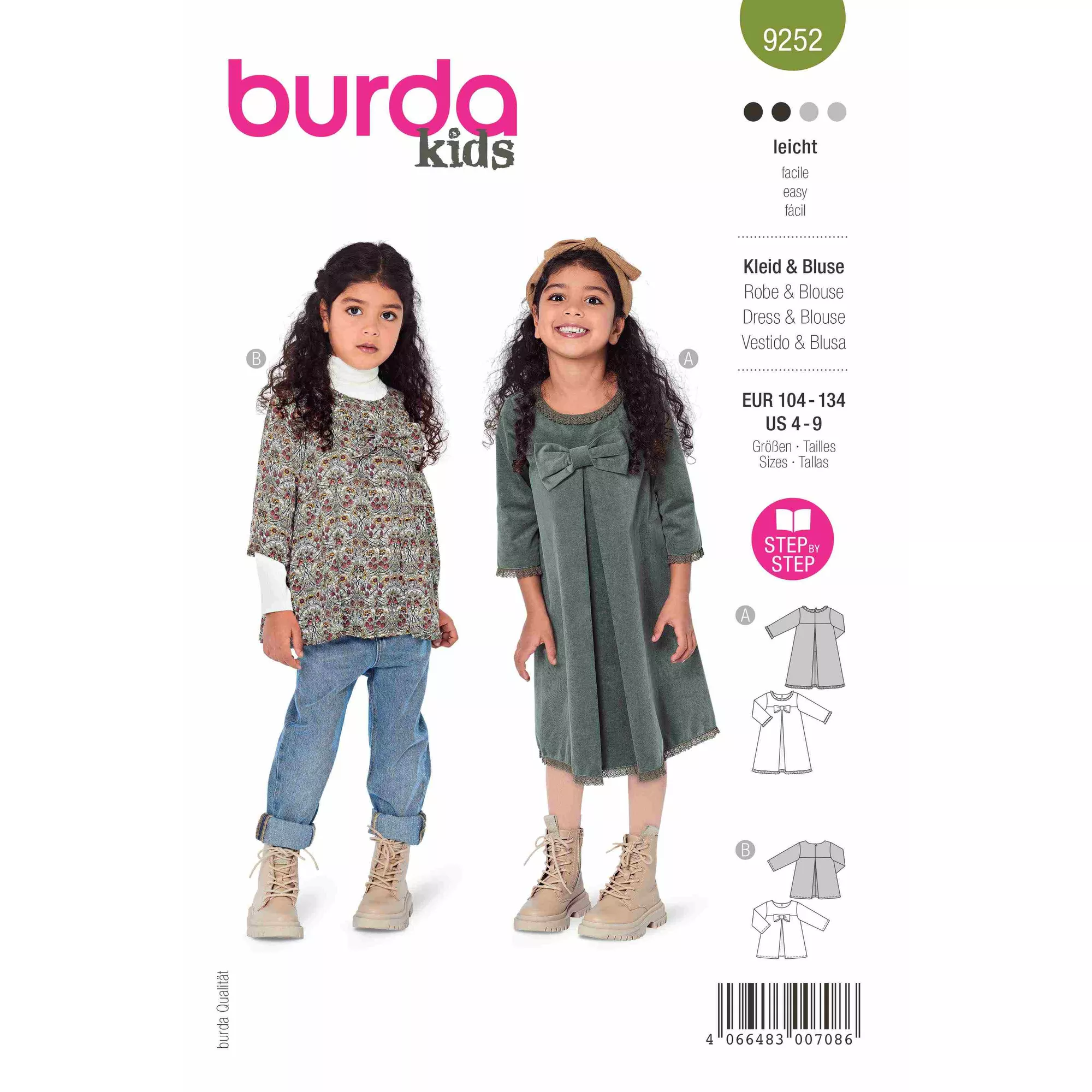 Burda Schnittmuster, Kleid & Bluse