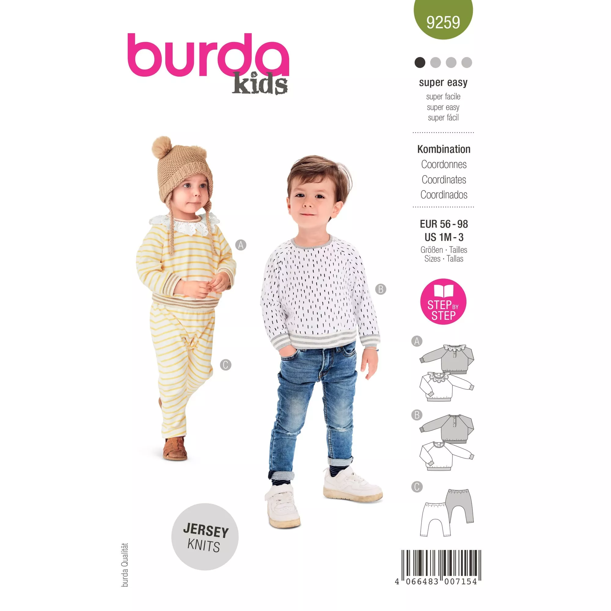 Burda Schnittmuster, Kombination