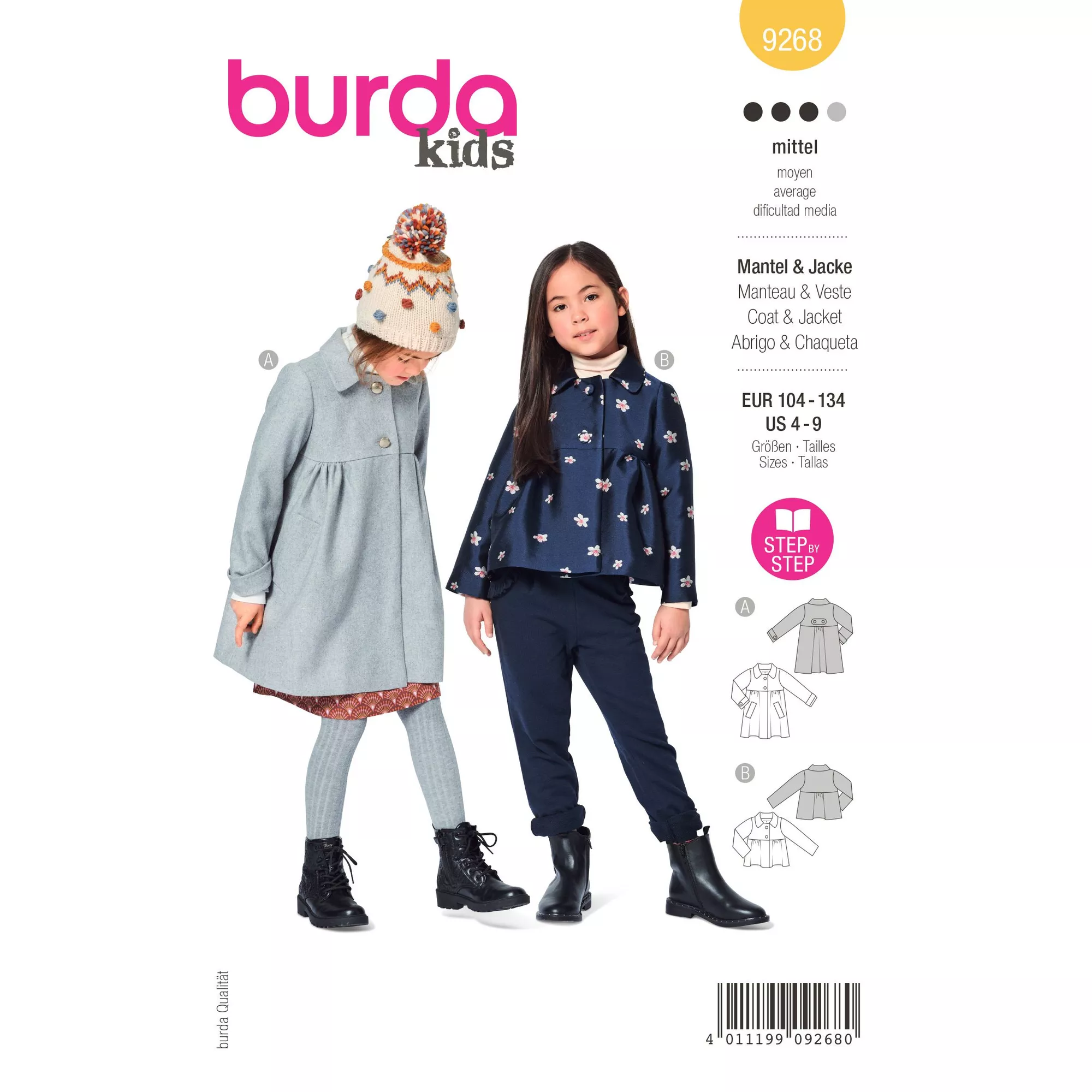 Burda Schnittmuster, Mantel & Jacke