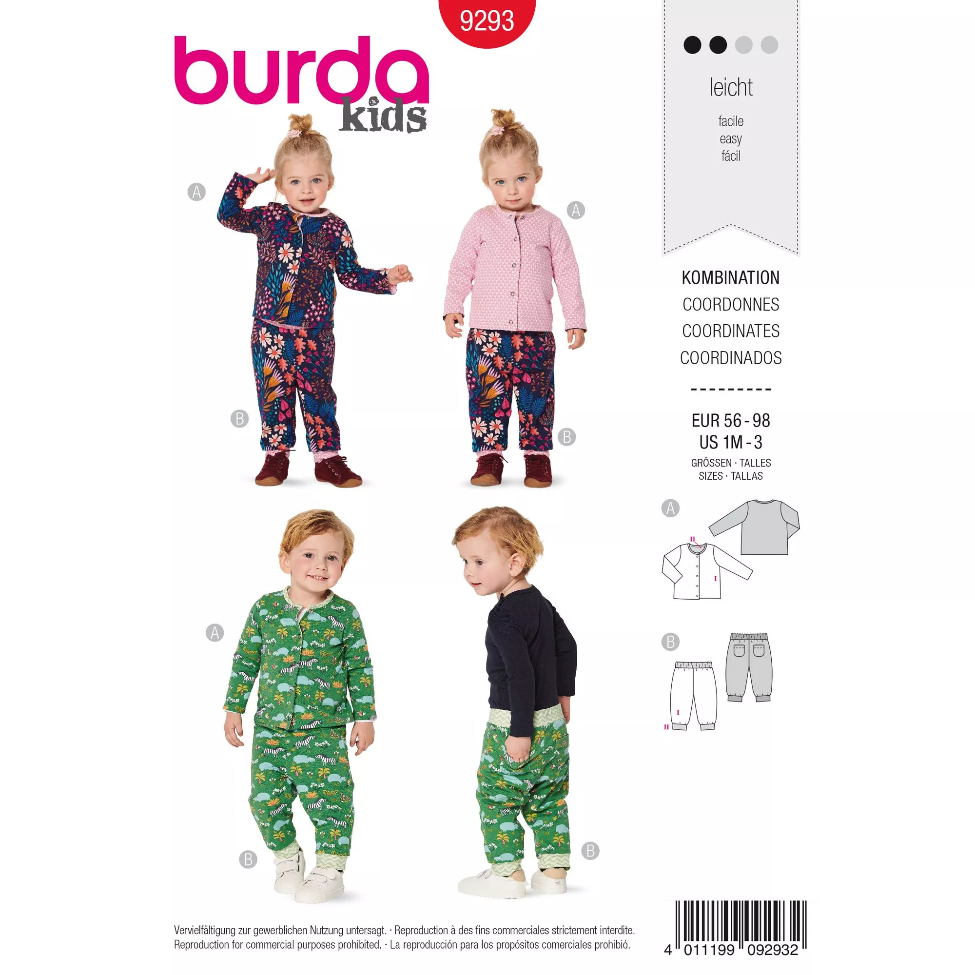 Burda Schnittmuster, Jacke