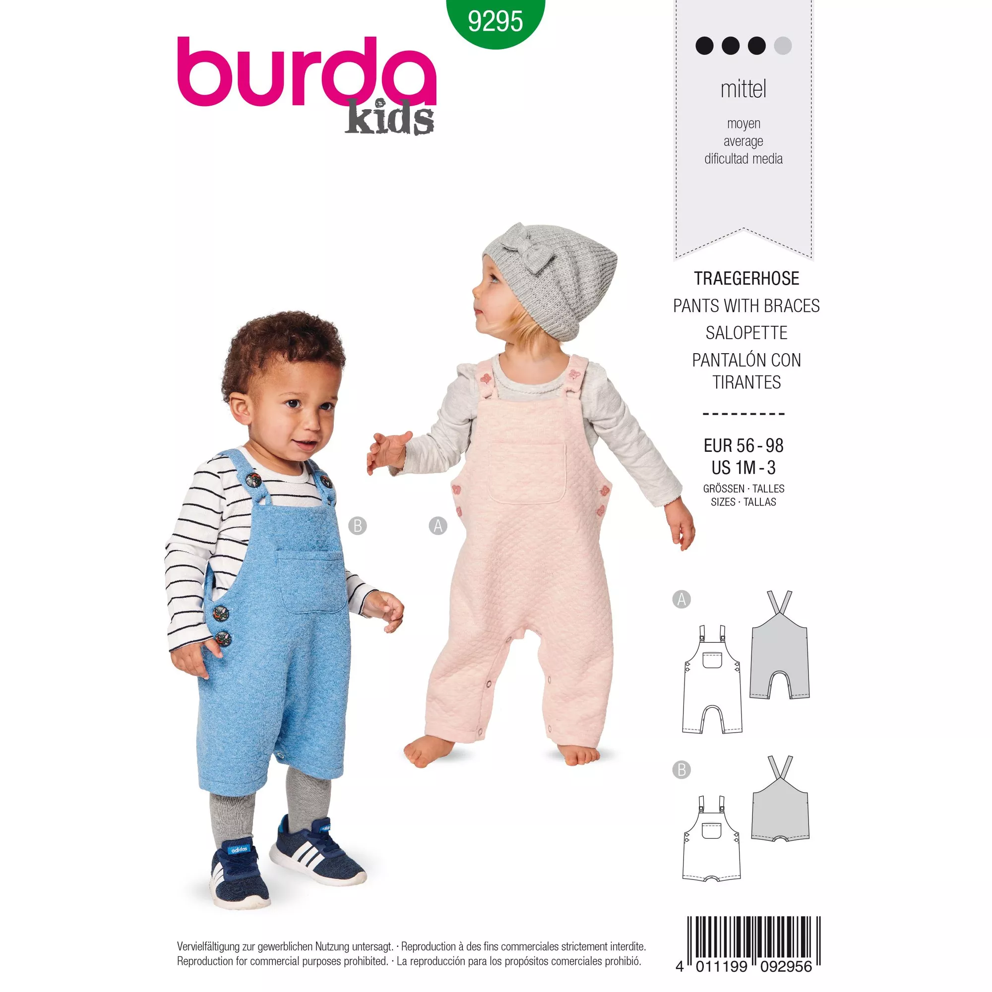 Burda Schnittmuster, Latzhose