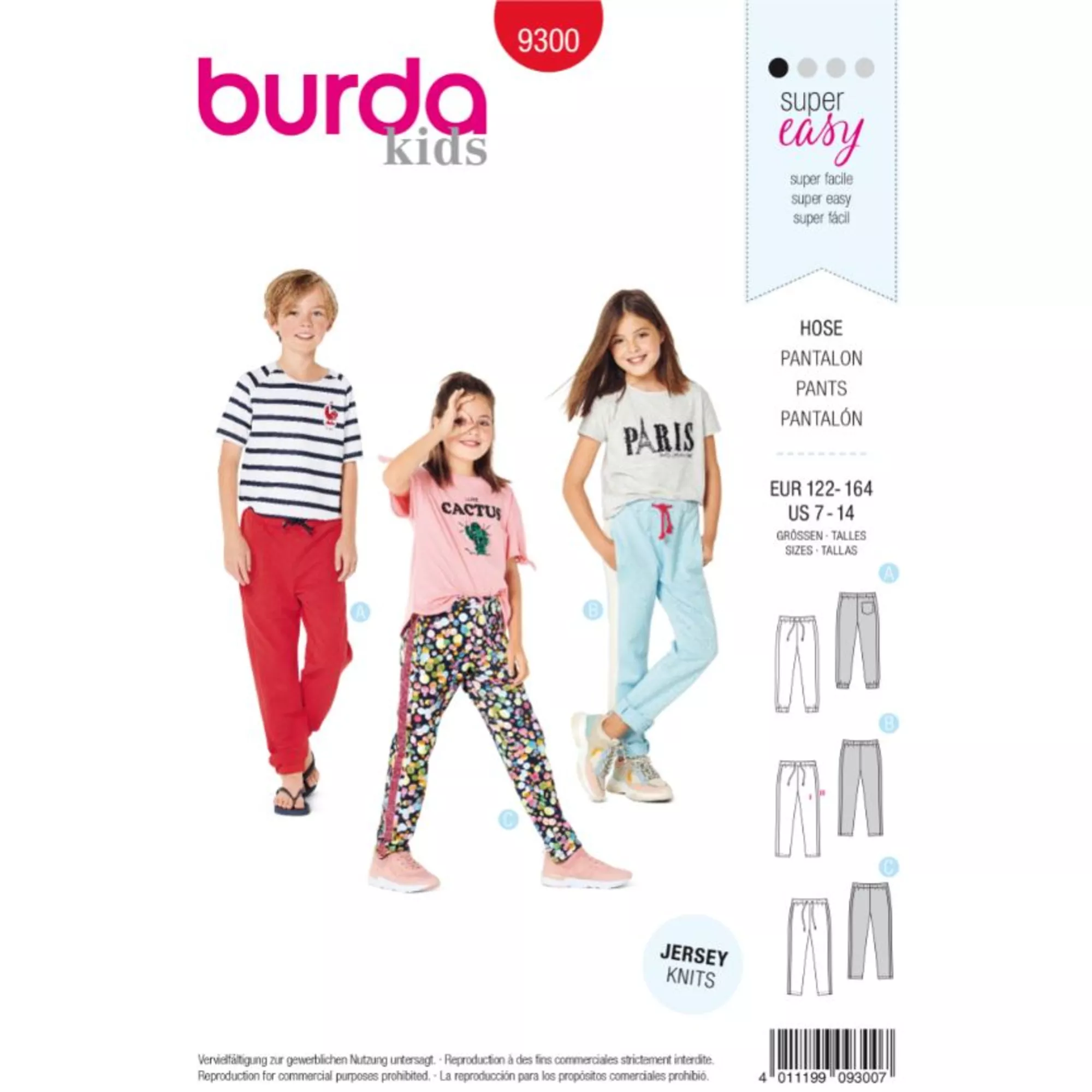 Burda Schnittmuster, Jogginghose