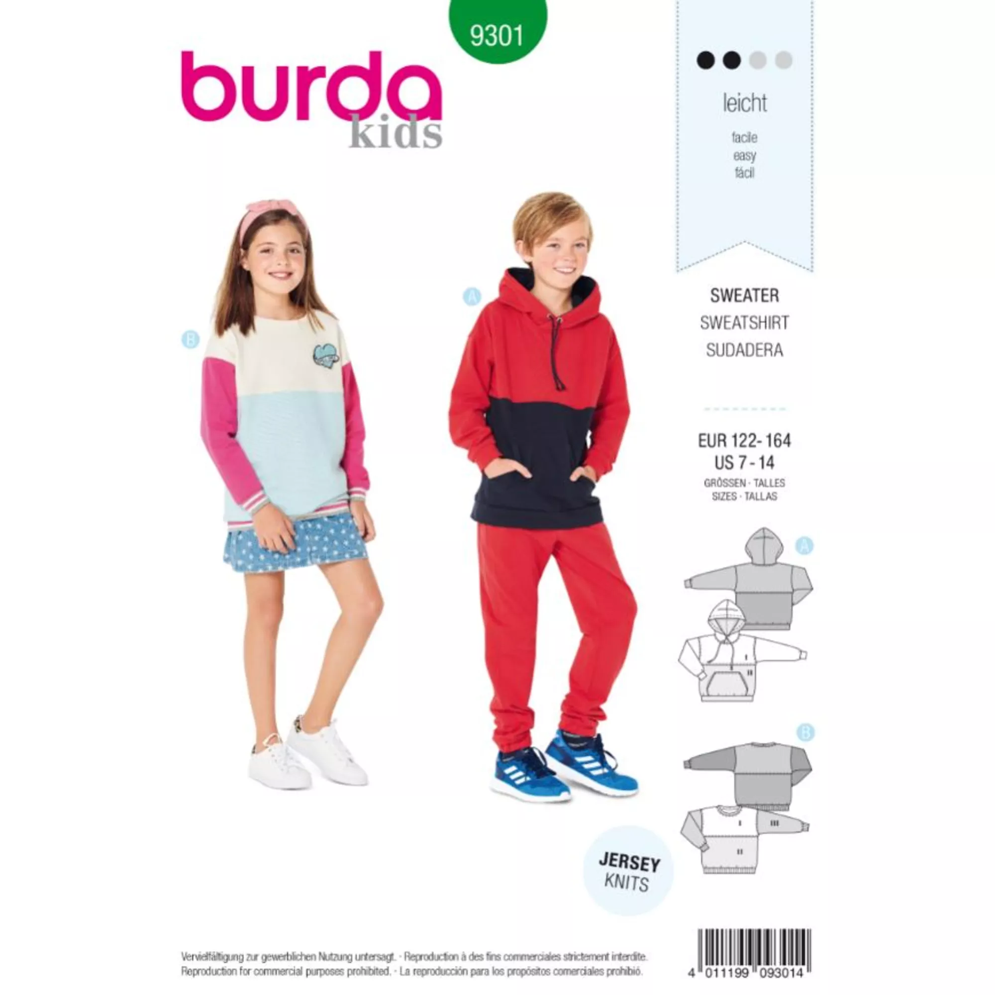 Burda Schnittmuster, Sweater
