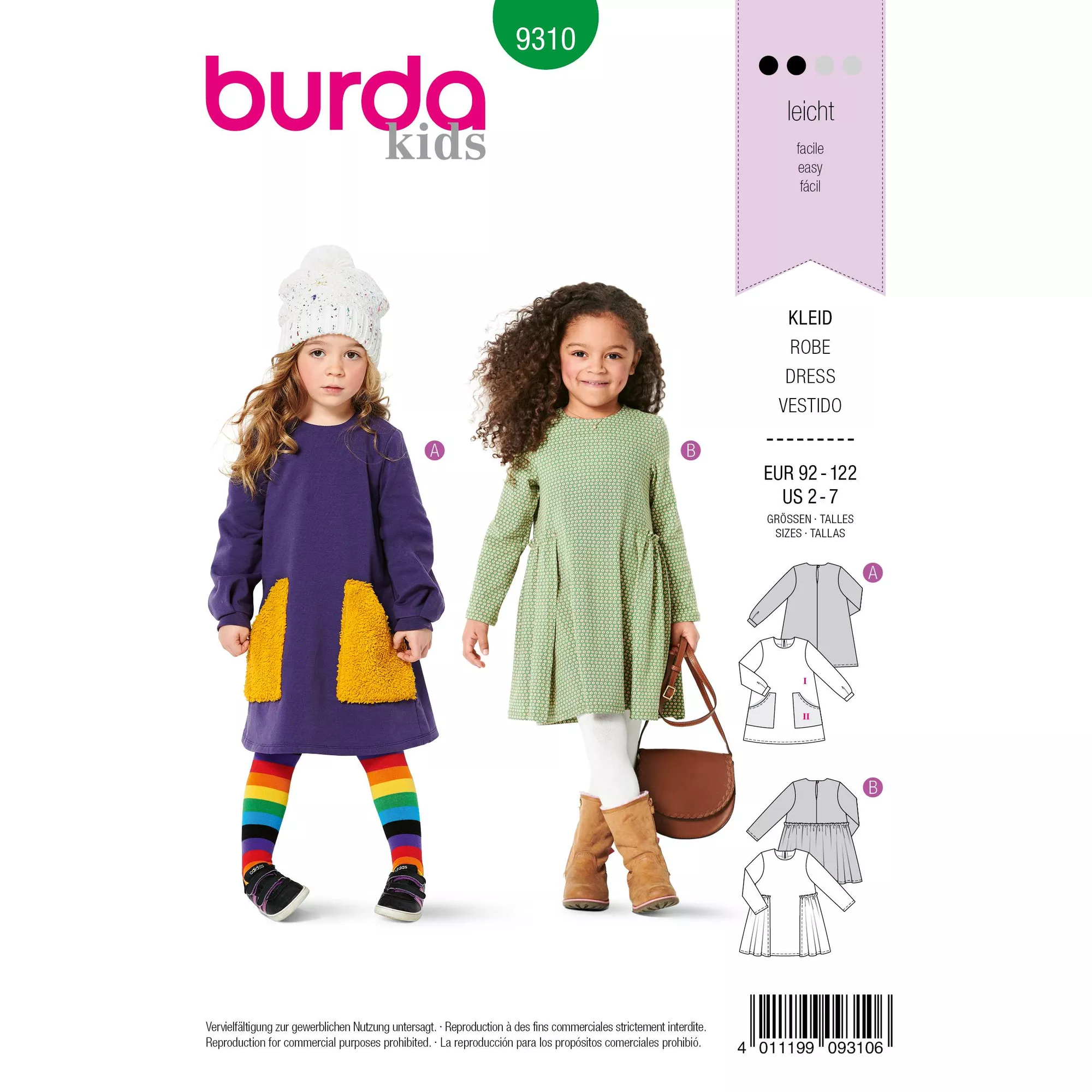 Burda Schnittmuster, Kleid