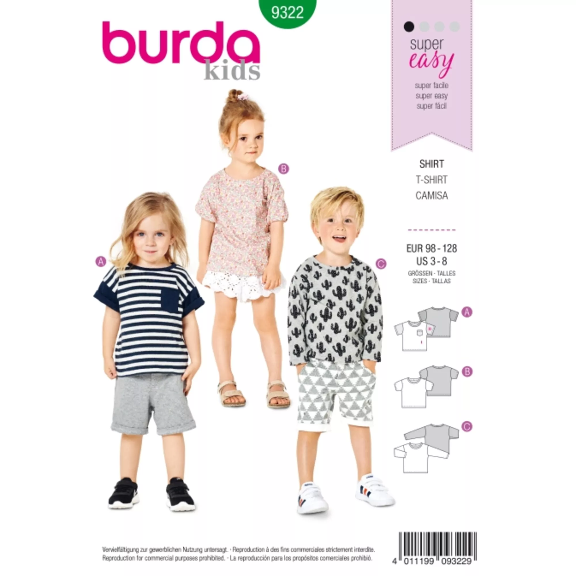 Burda Schnittmuster, Shirt
