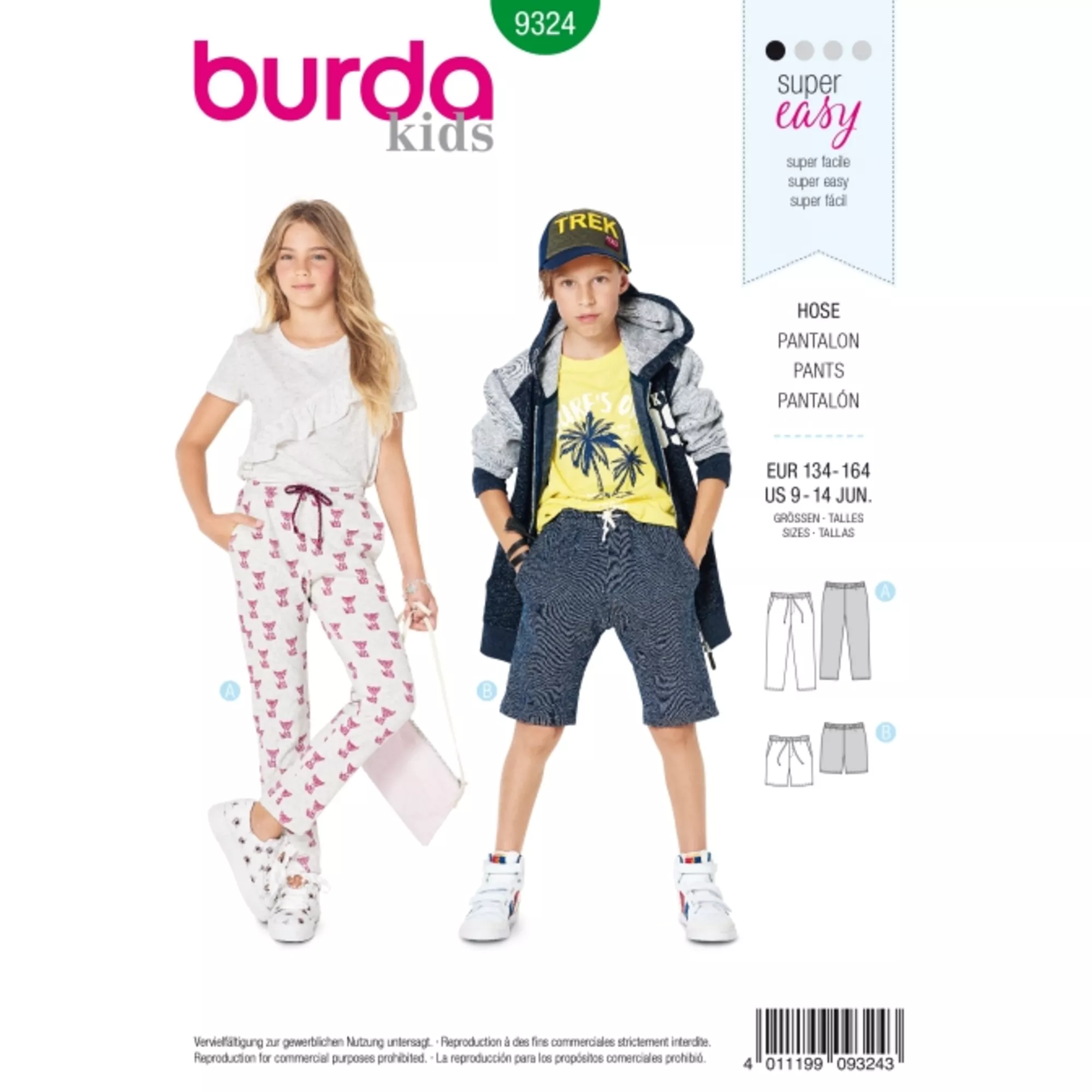 Burda Schnittmuster, Hose