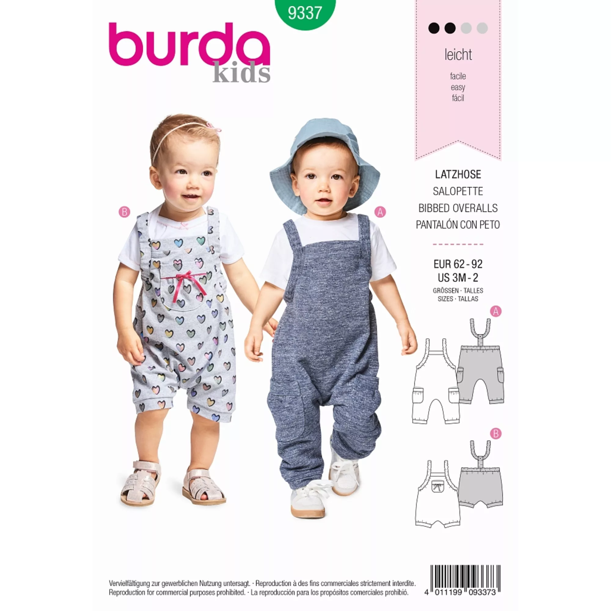 Burda Schnittmuster, Latzhose
