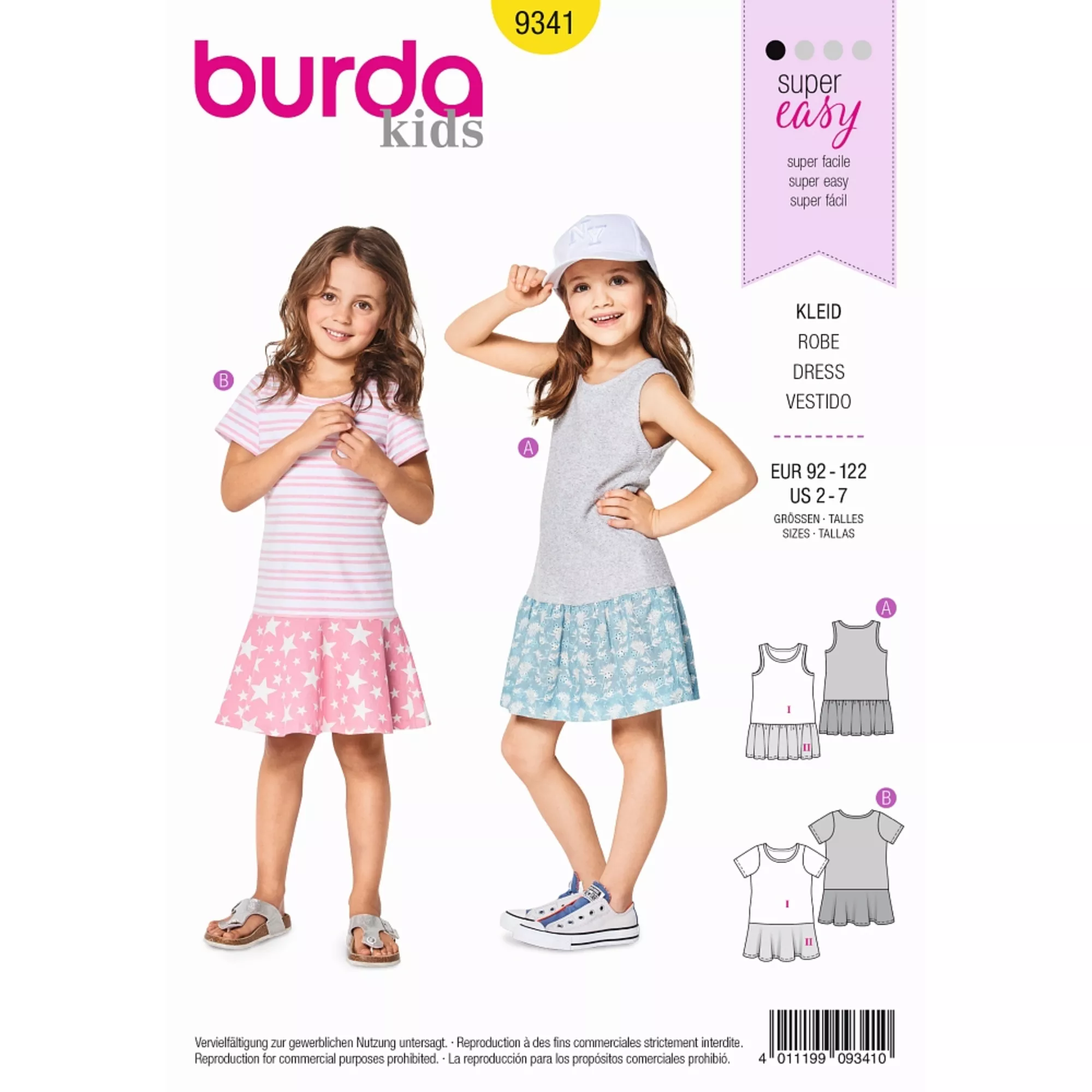 Burda Schnittmuster, Kleid