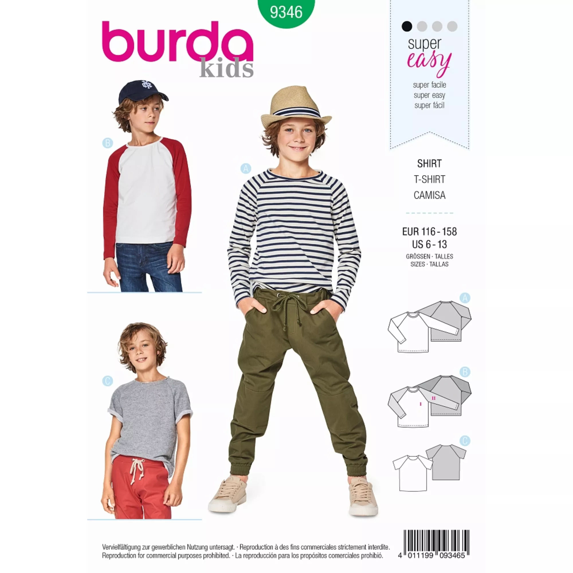 Burda Schnittmuster, Shirt
