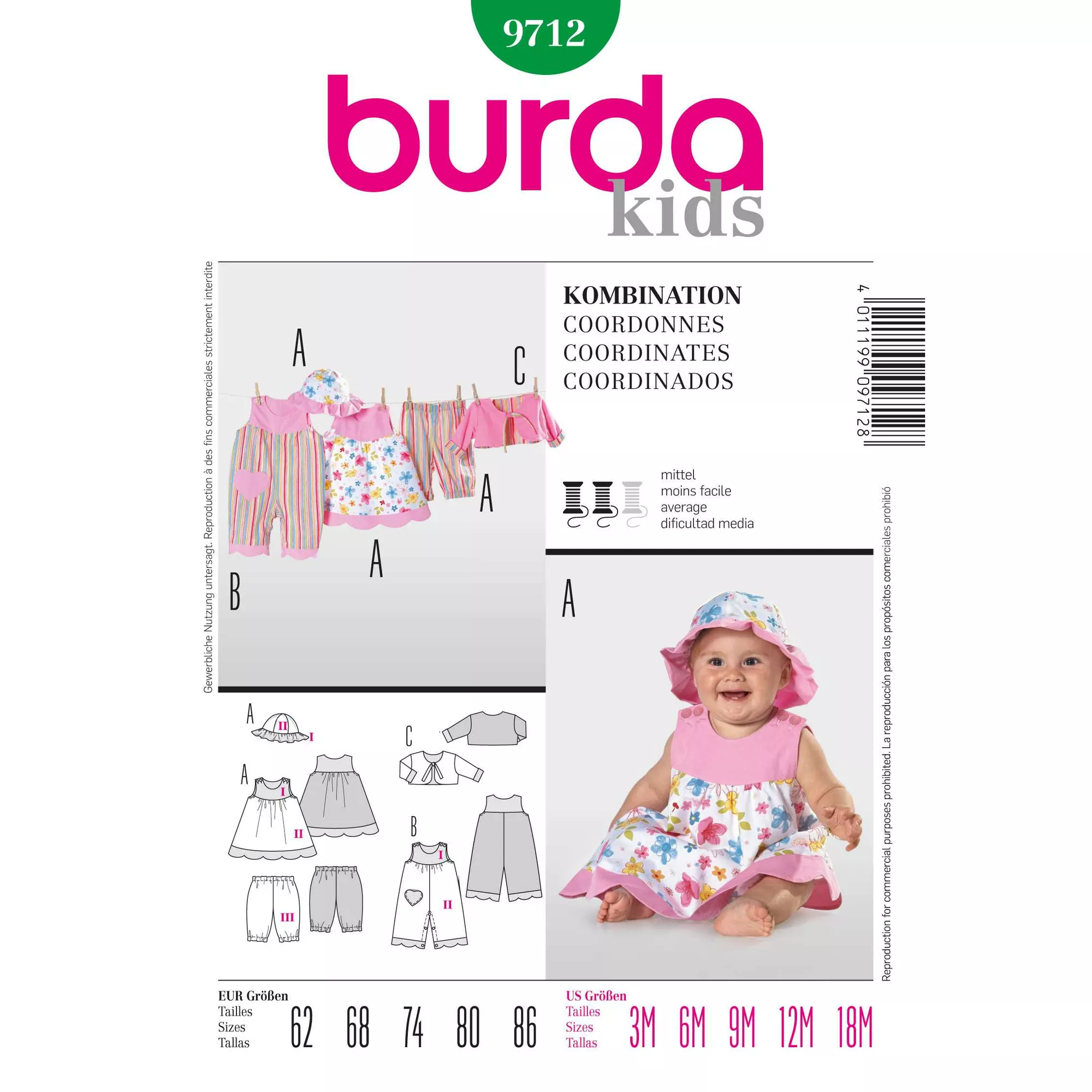 Burda Schnittmuster, Kombination