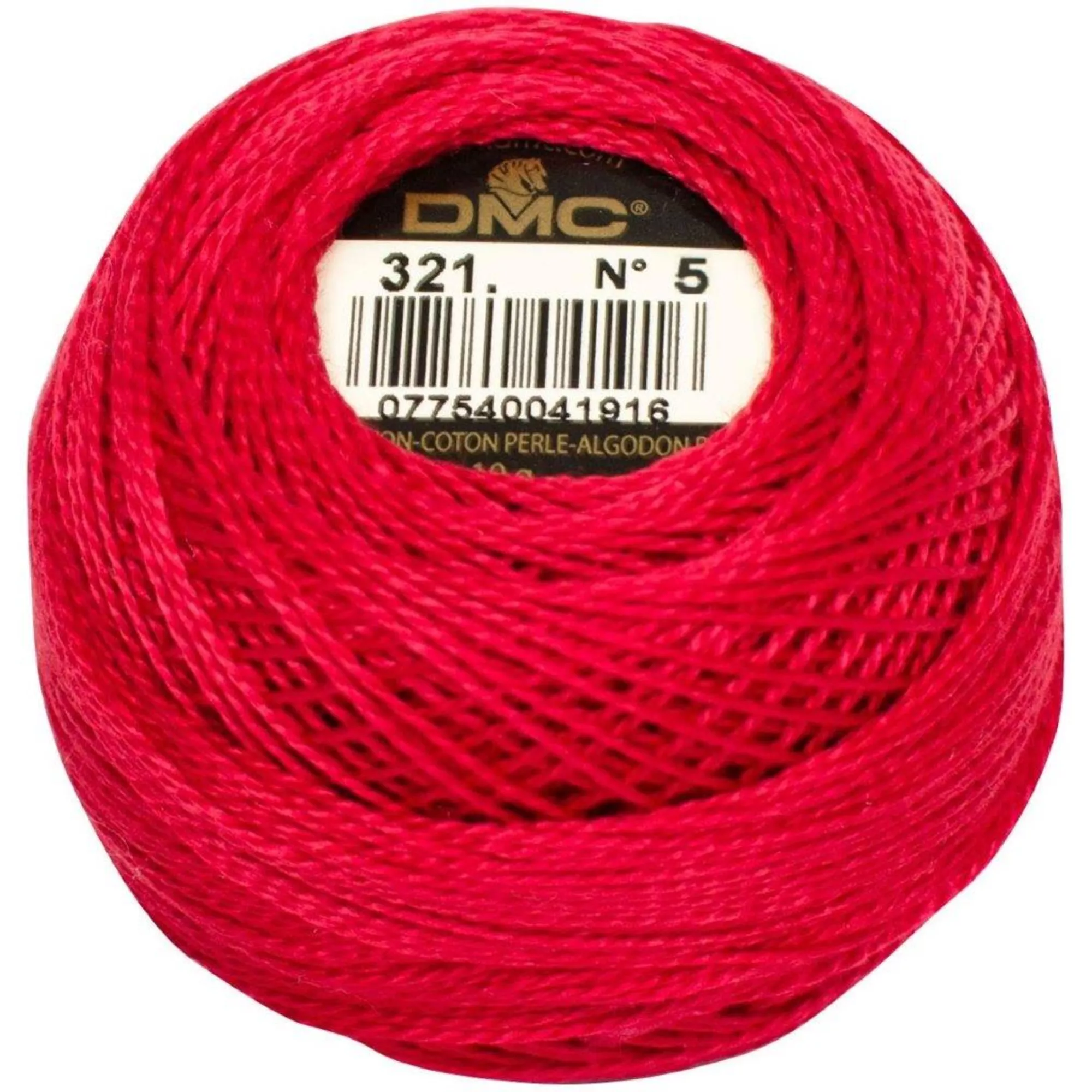 DMC Perlgarn, rot