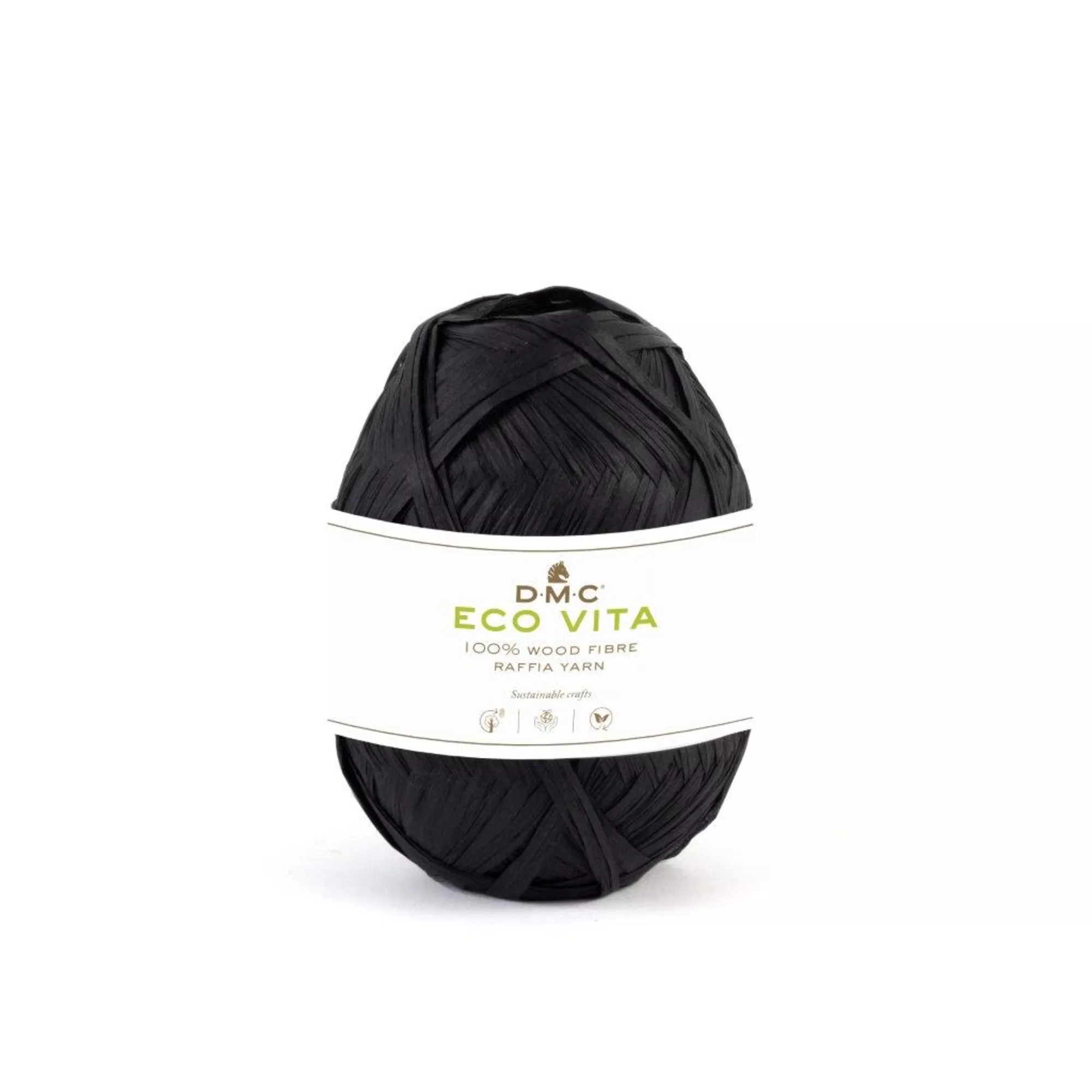 DMC Eco Vita Raffia, schwarz