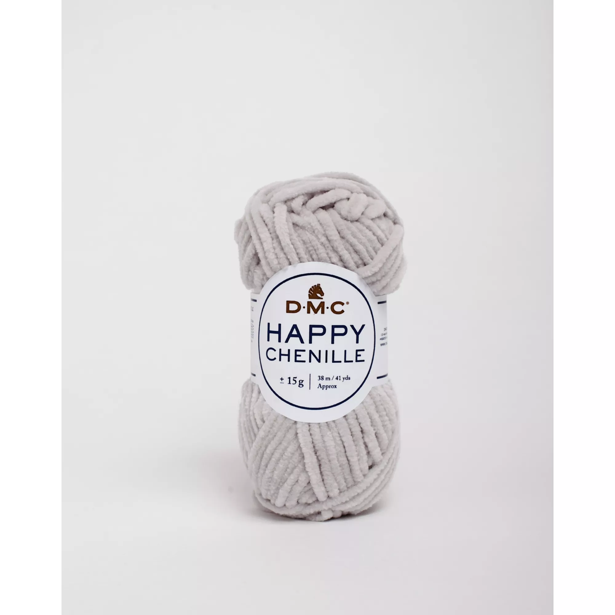 DMC Wolle Happy Chenille, hellgrau