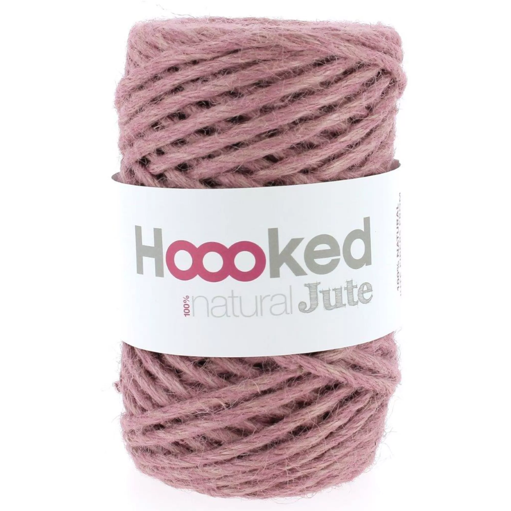 Hoooked Natural Jute, Tea Rose