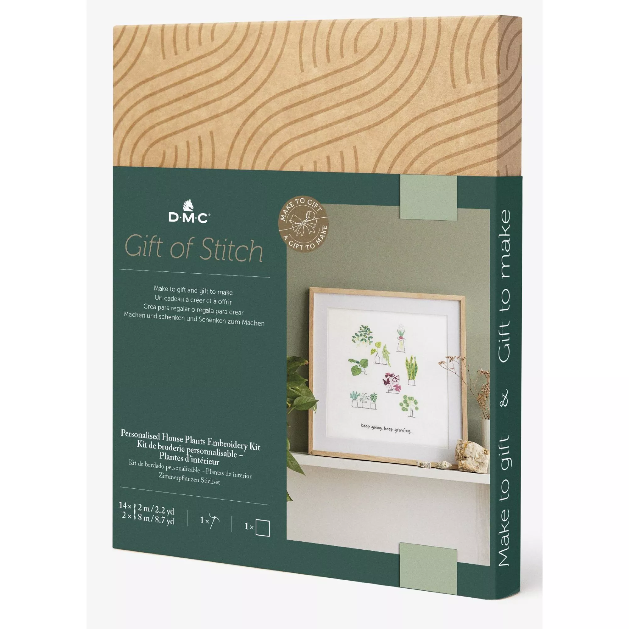 DMC Gift of Stitch Stick-Set Zimmerpflanzen