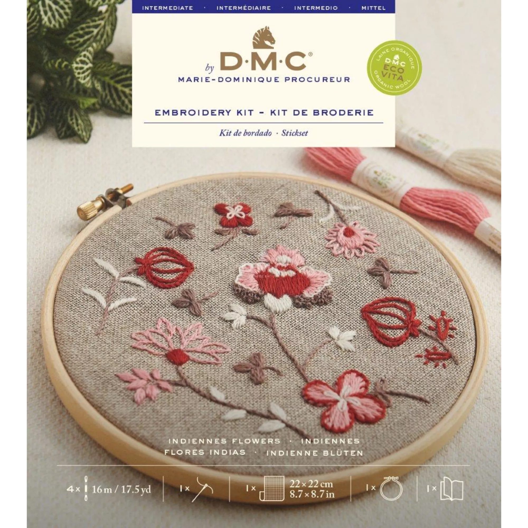 DMC Designer Kit Stick-Set Indiennes flowers