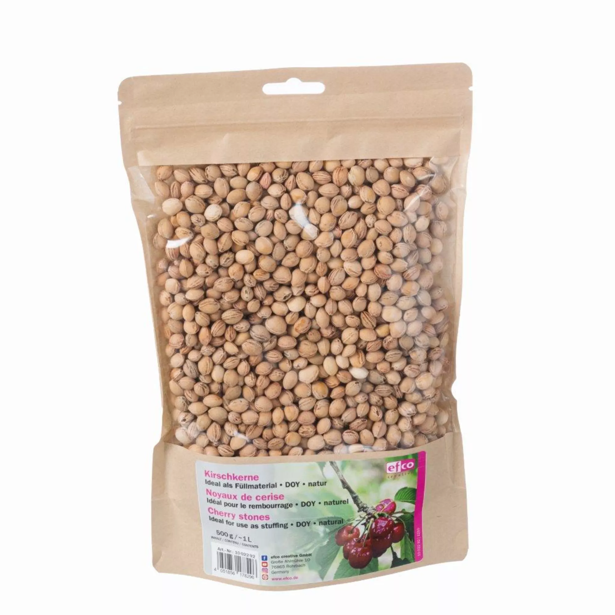 EFCO Kirschkerne, Ideal als Füllmaterial, DOY, natur