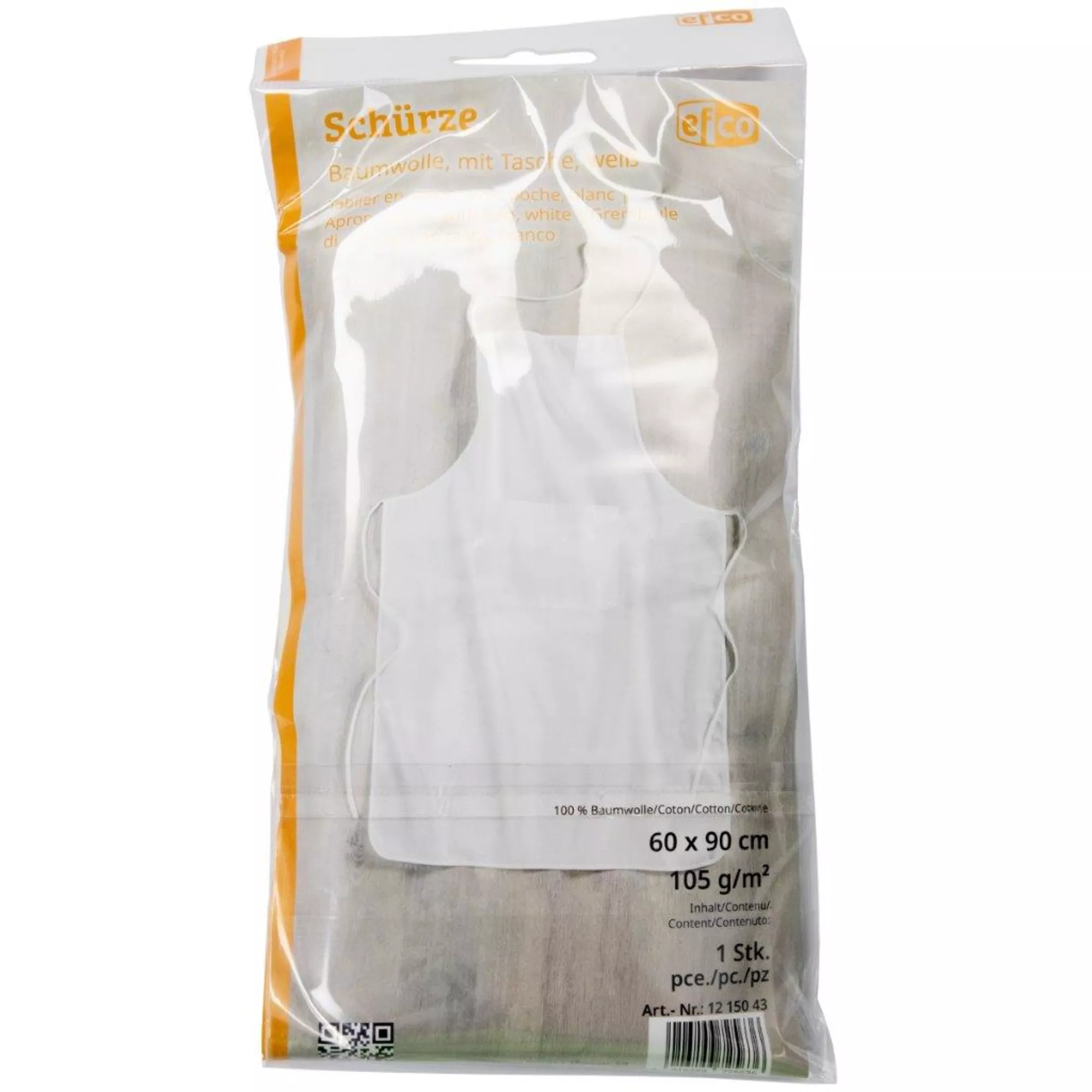 EFCO Schürze mit Tasche, Baumwolle