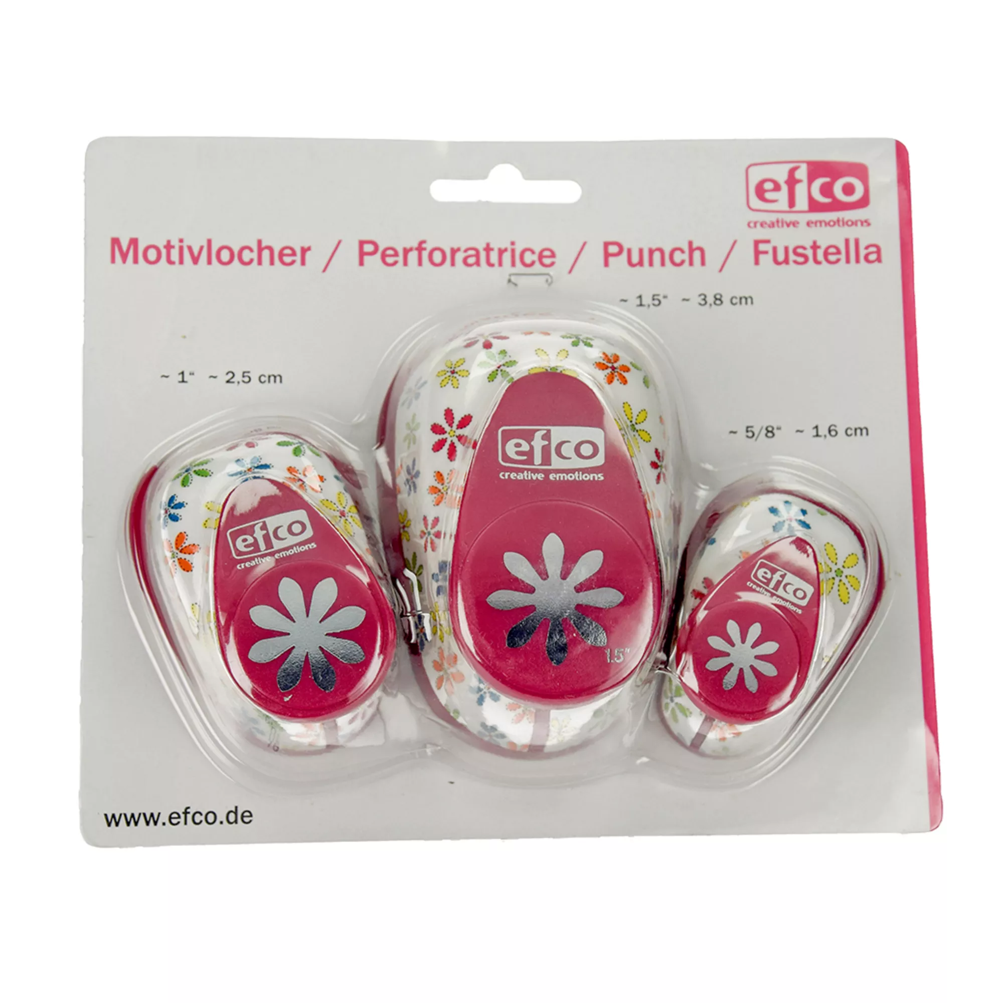 EFCO Design Stanzer Set, Gänseblümchen