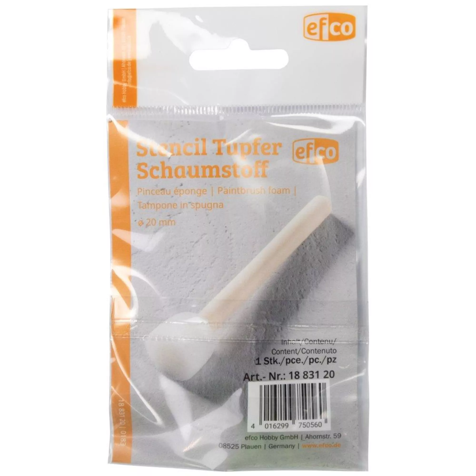 EFCO Stencil Tupfer Schaumstoff