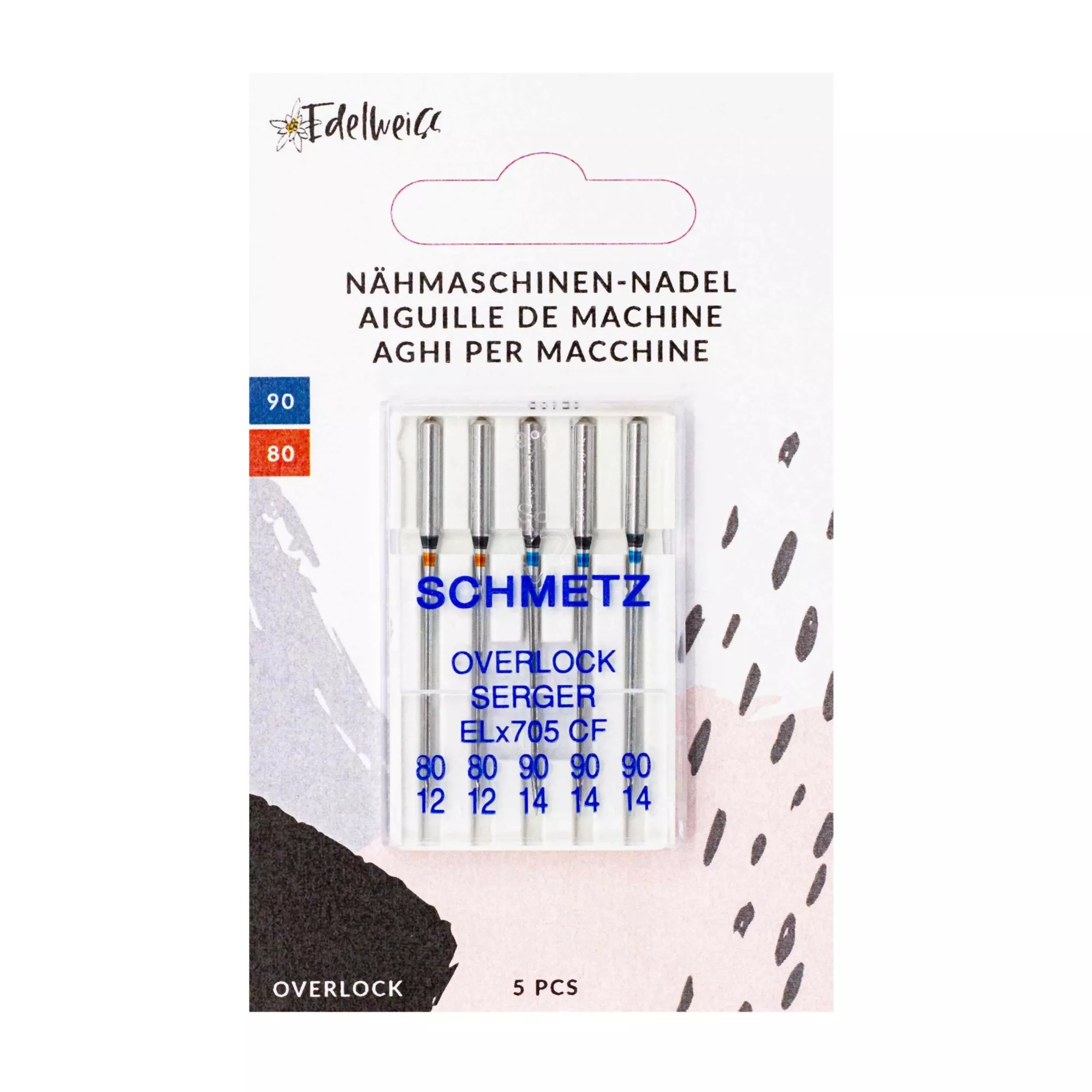Edelweiss Nähmaschinennadel Overlock