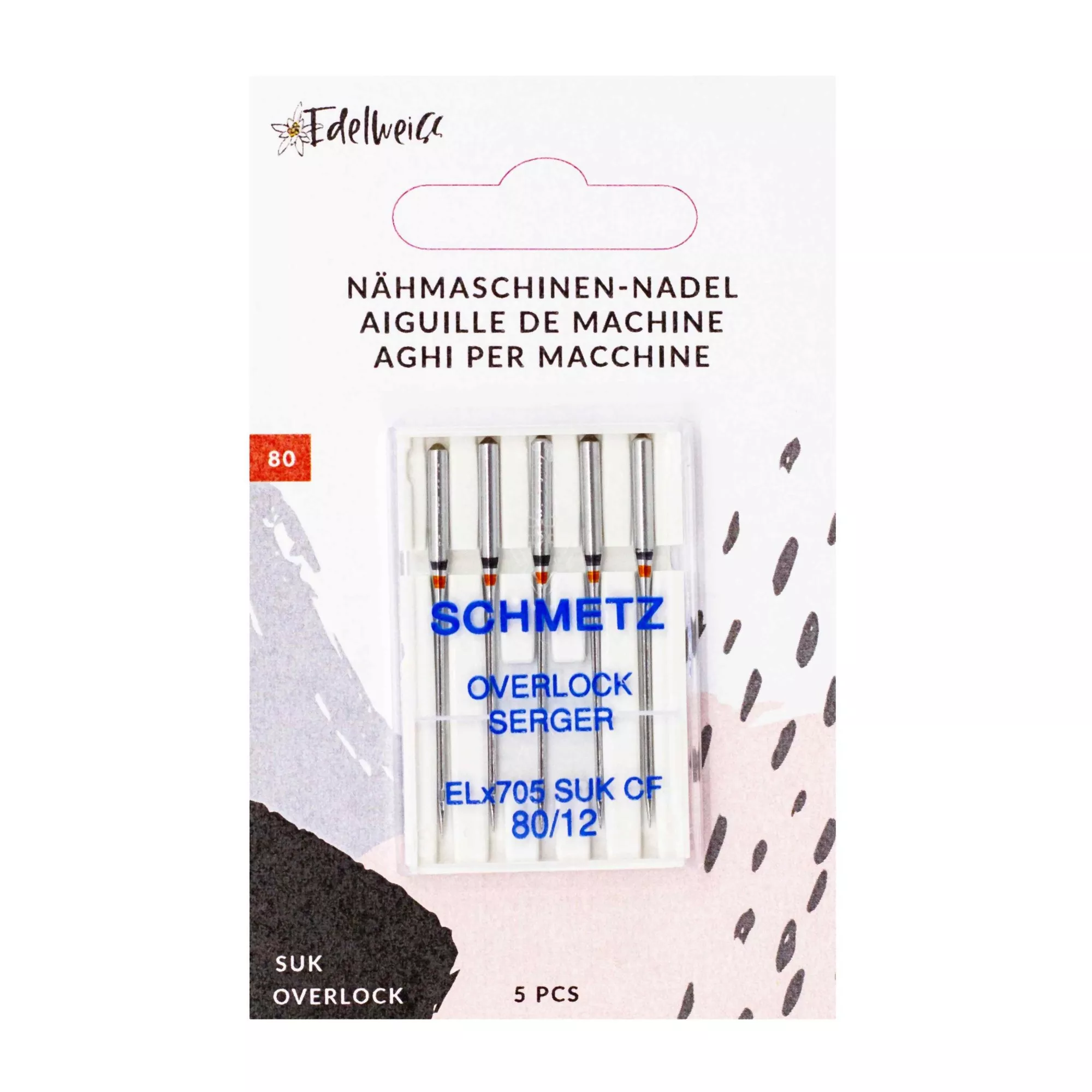 Edelweiss Nähmaschinennadel Overlock