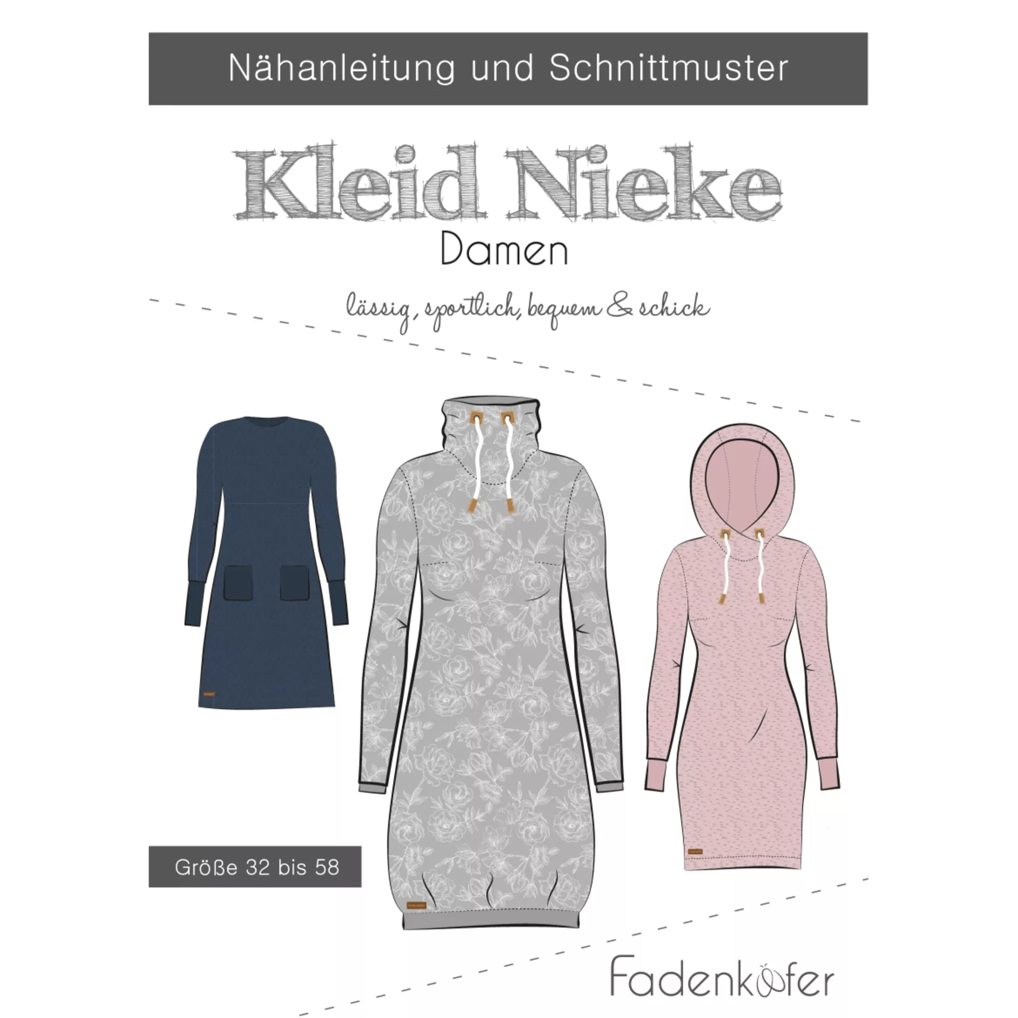 Fadenkäfer Papierschnittmuster Nieke