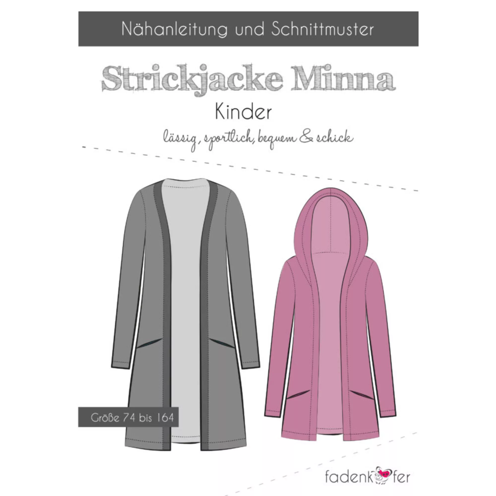 Fadenkäfer Papierschnittmuster Minna