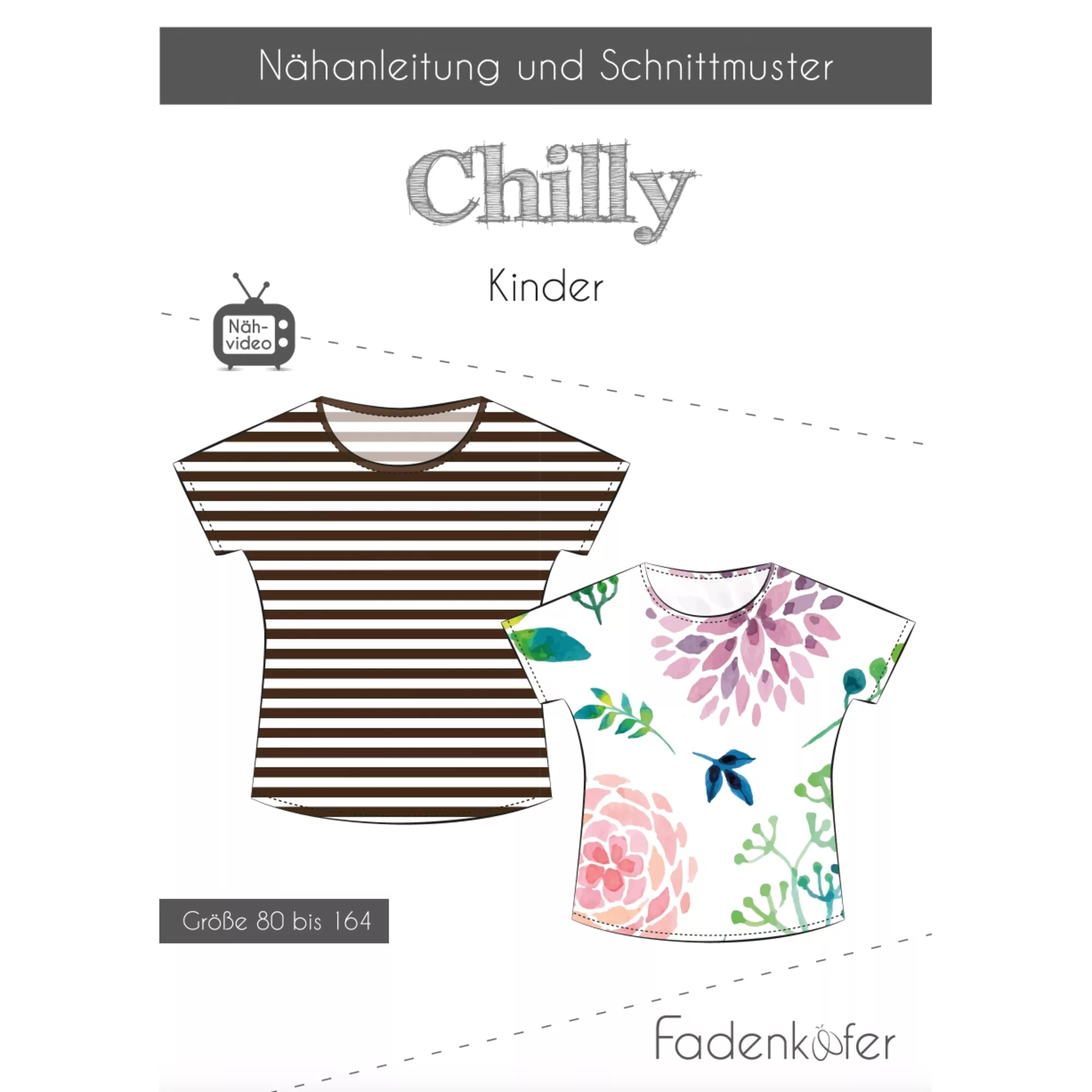 Fadenkäfer Papierschnittmuster Chilly