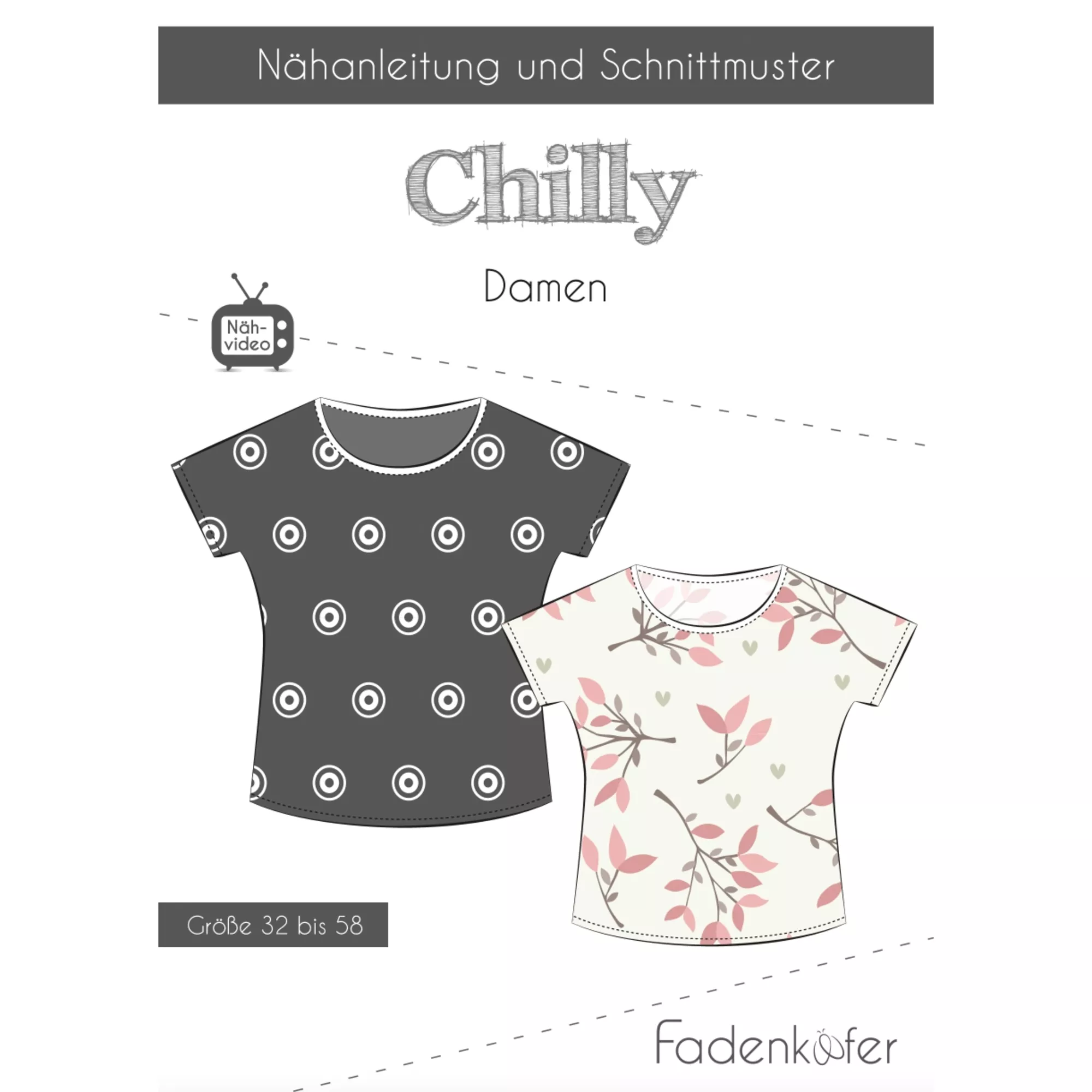 Fadenkäfer Papierschnittmuster Chilly