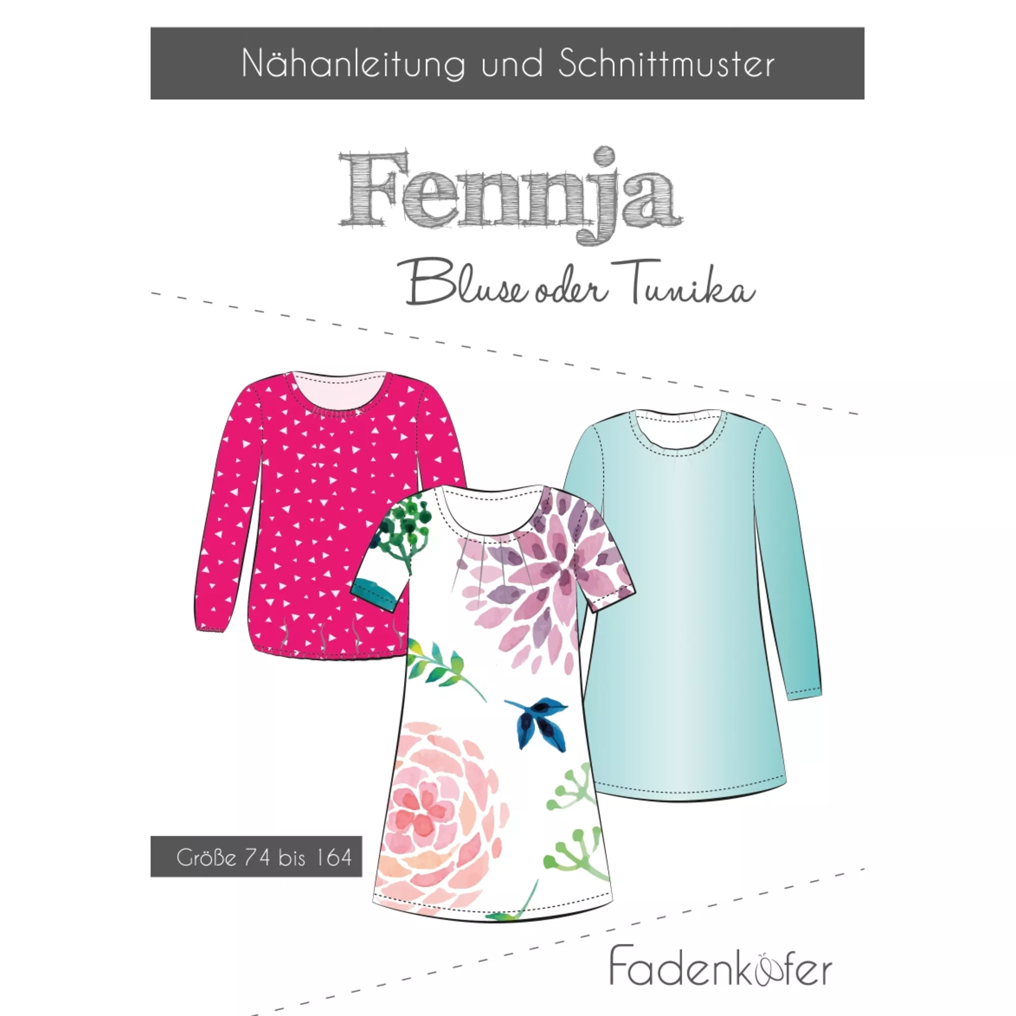 Fadenkäfer Papierschnittmuster Fennja