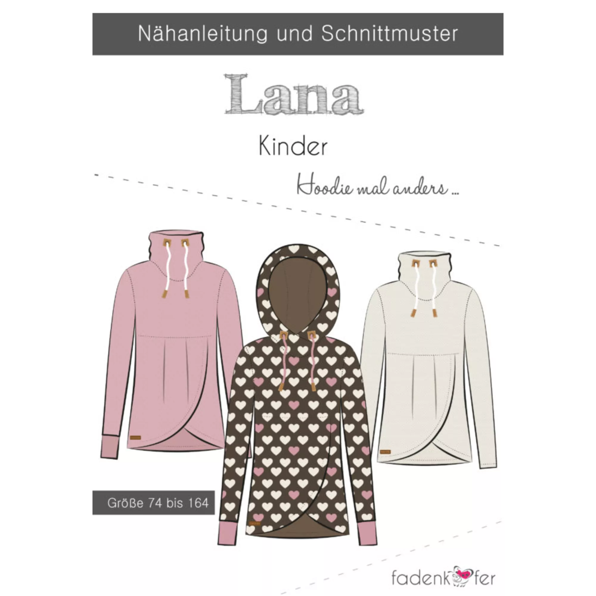 Fadenkäfer Papierschnittmuster Lana