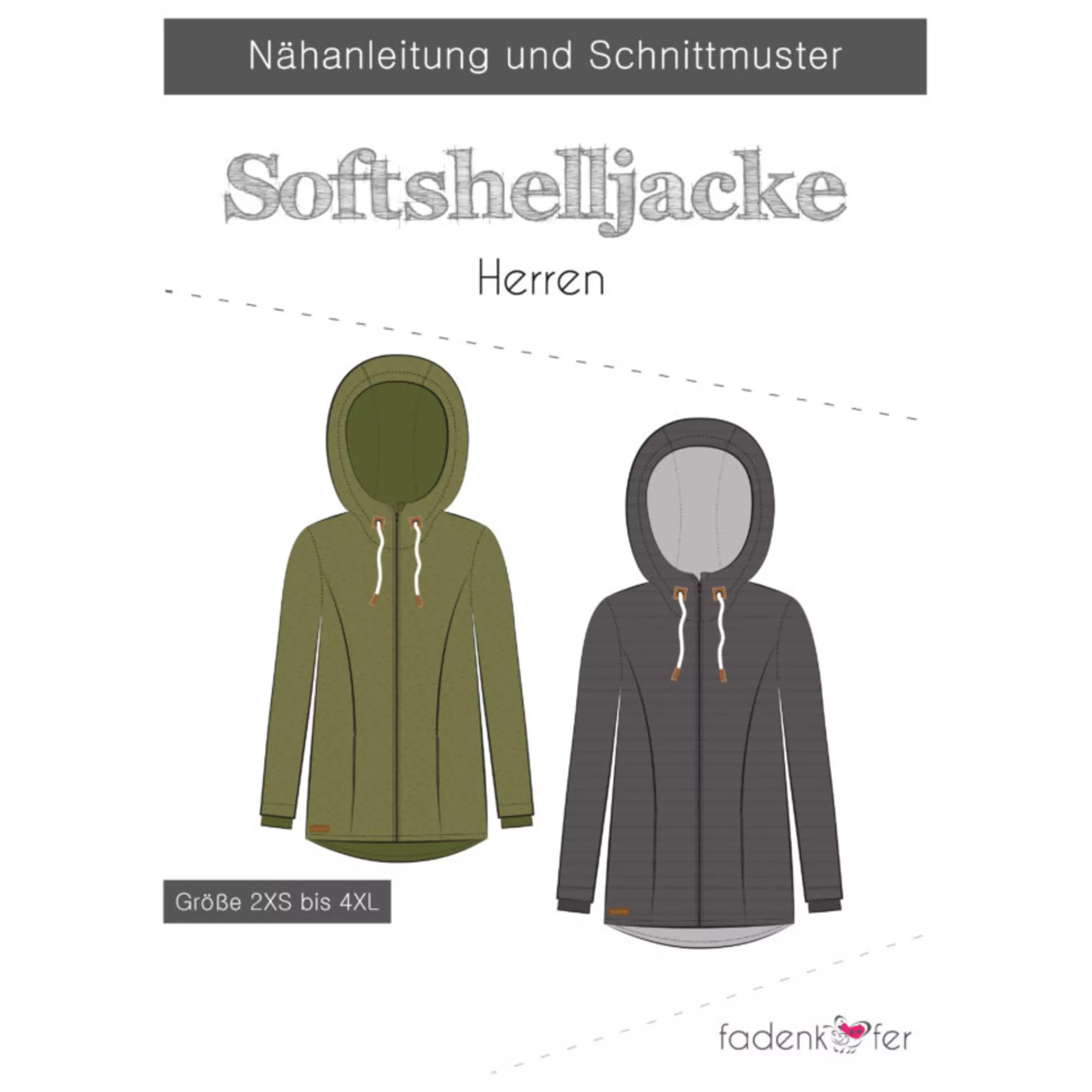 Fadenkäfer Papierschnittmuster Softshelljacke