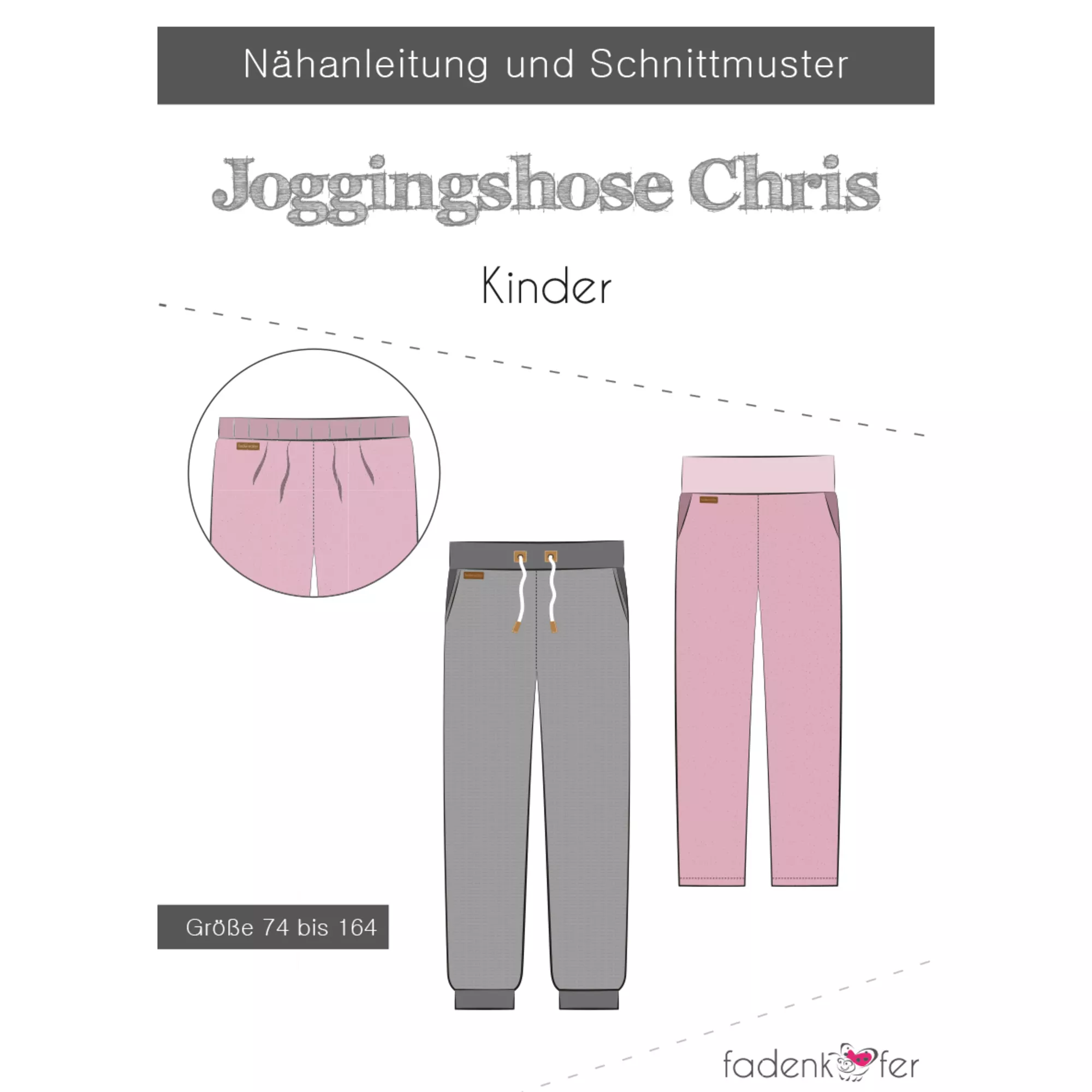 Fadenkäfer Papierschnittmuster Jogginghose