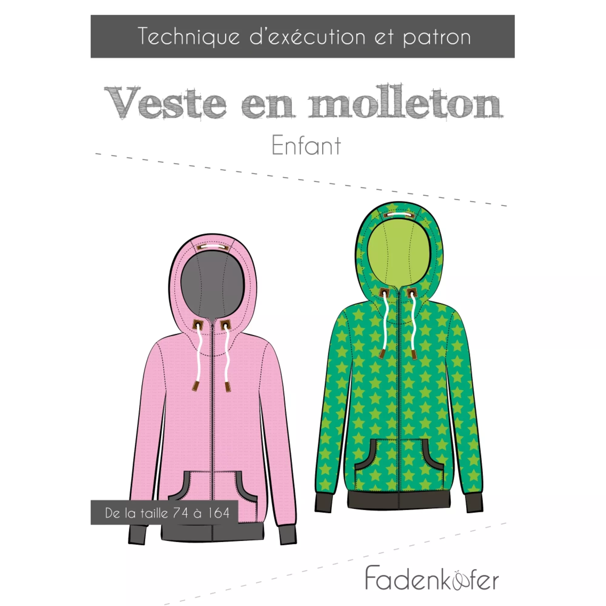 Fadenkäfer Patron Veste en molleton