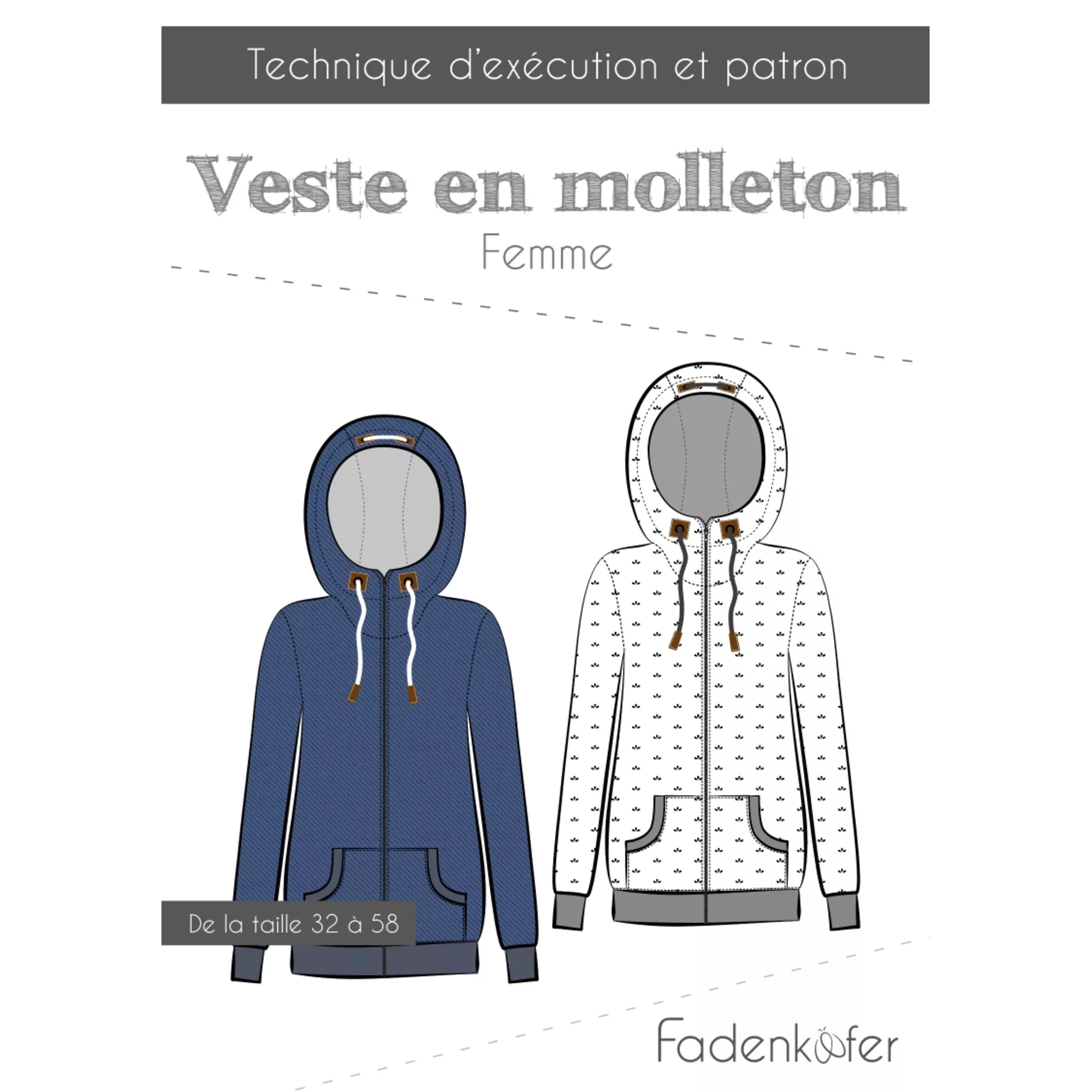 Fadenkäfer Patron Veste en molleton