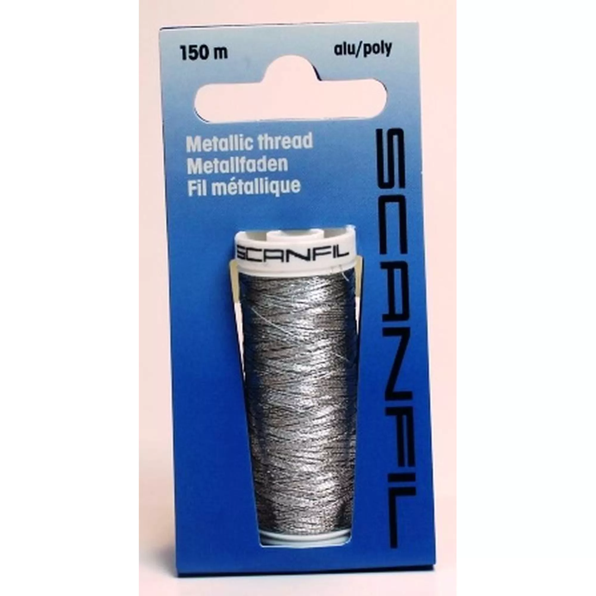 Scanfil Nähfaden Lurex, silber