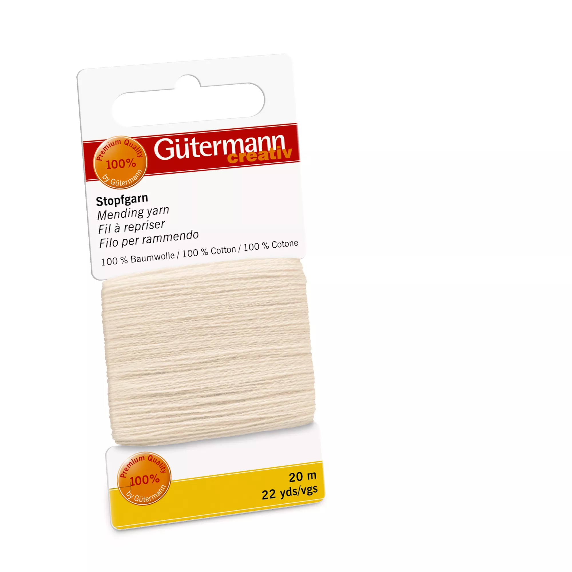 Gütermann Stopfgarn, beige