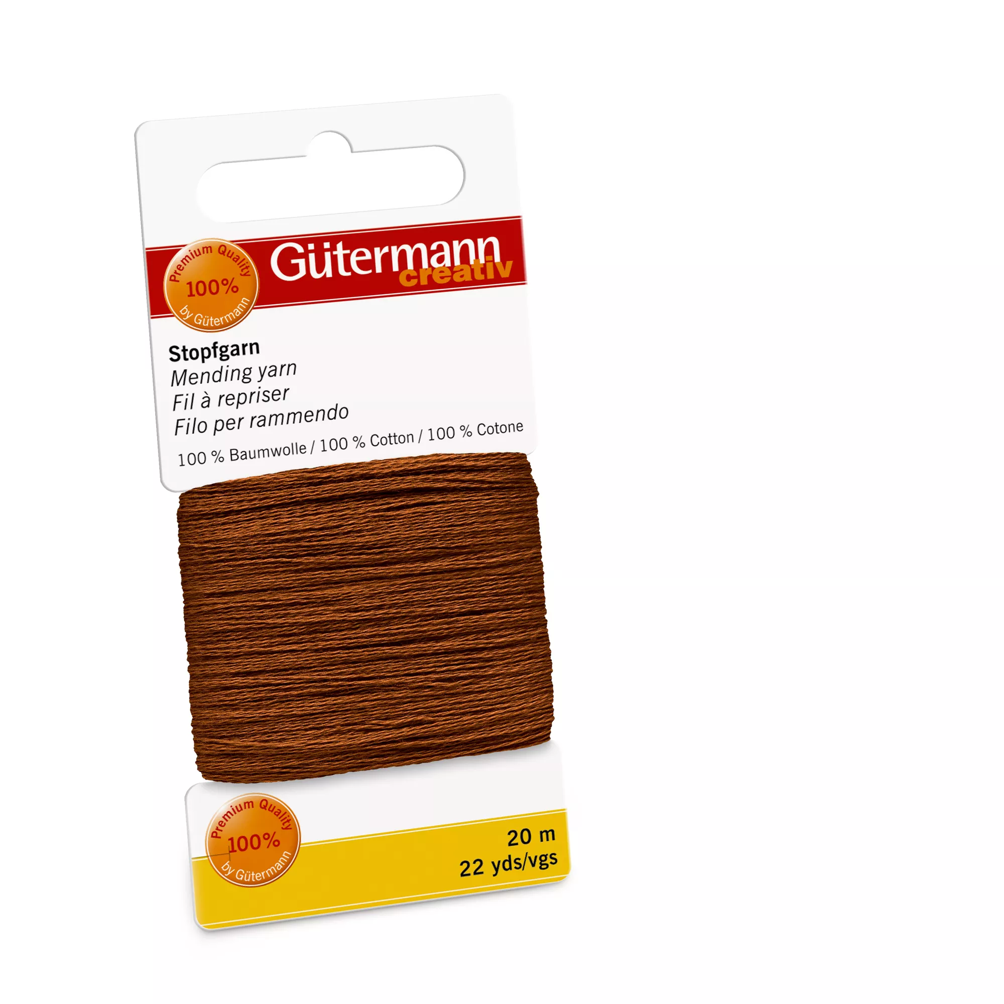 Gütermann Stopfgarn, hellbraun
