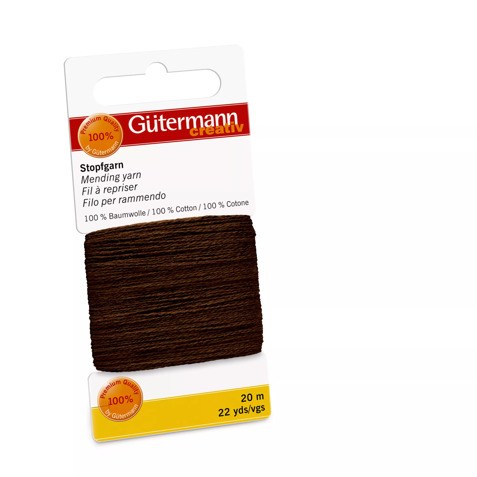 Gütermann Stopfgarn, braun