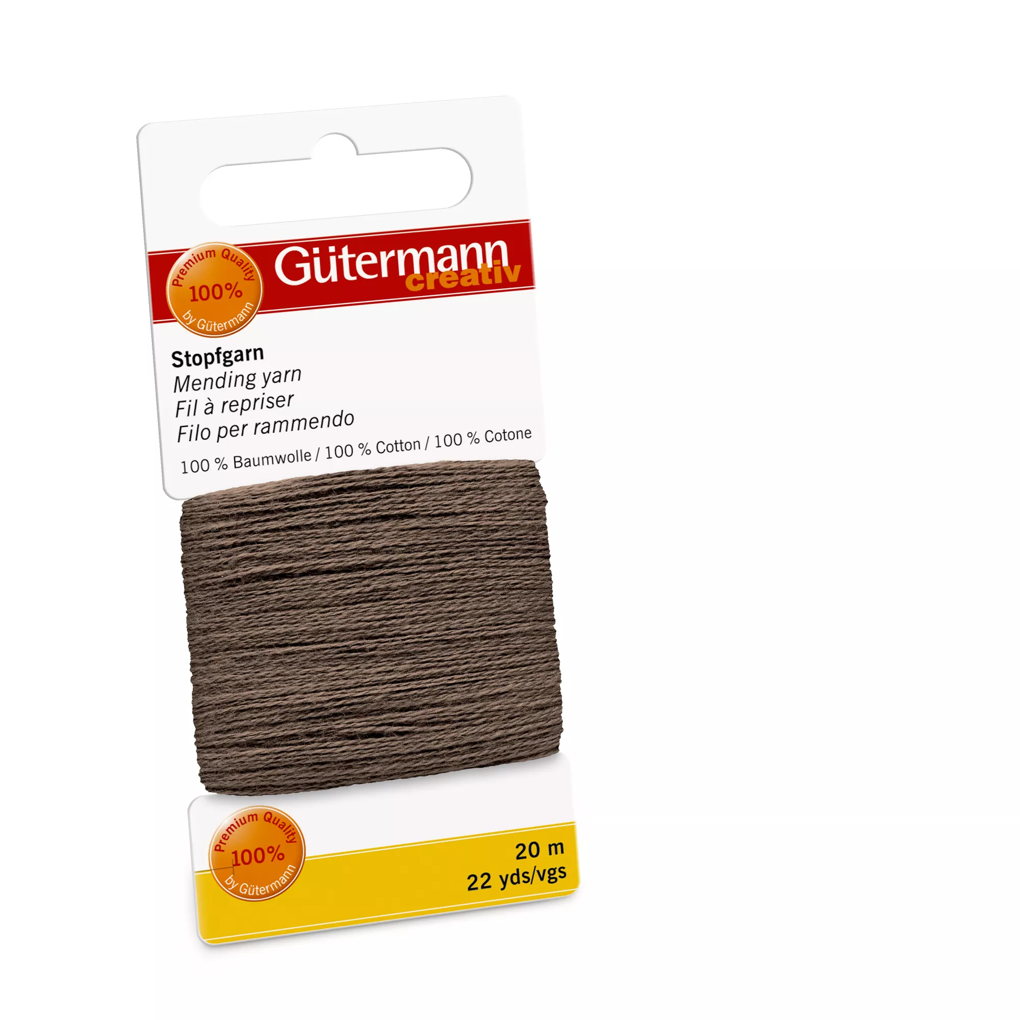 Gütermann Stopfgarn, grau