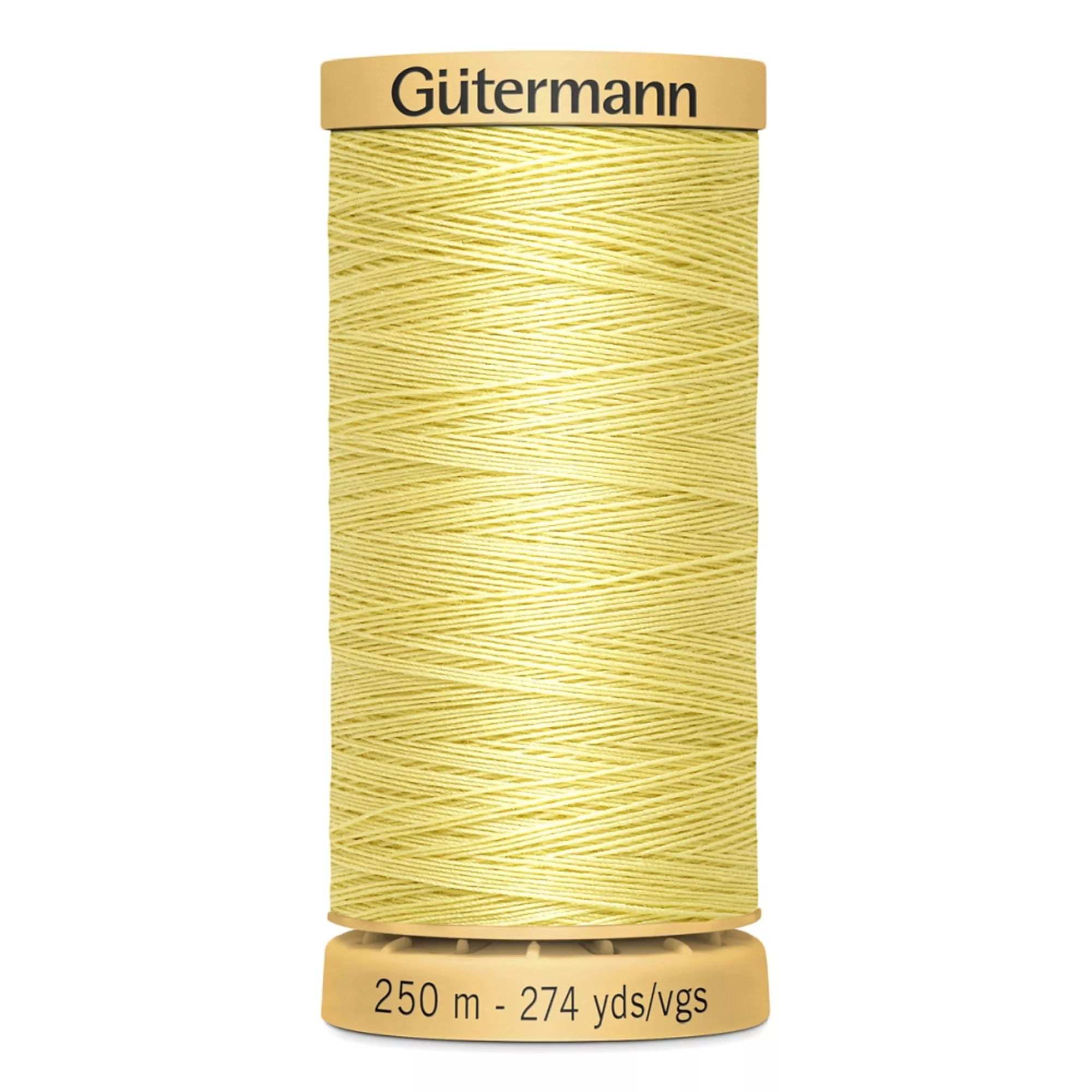 Gütermann Nähfaden Baumwolle, blassgelb