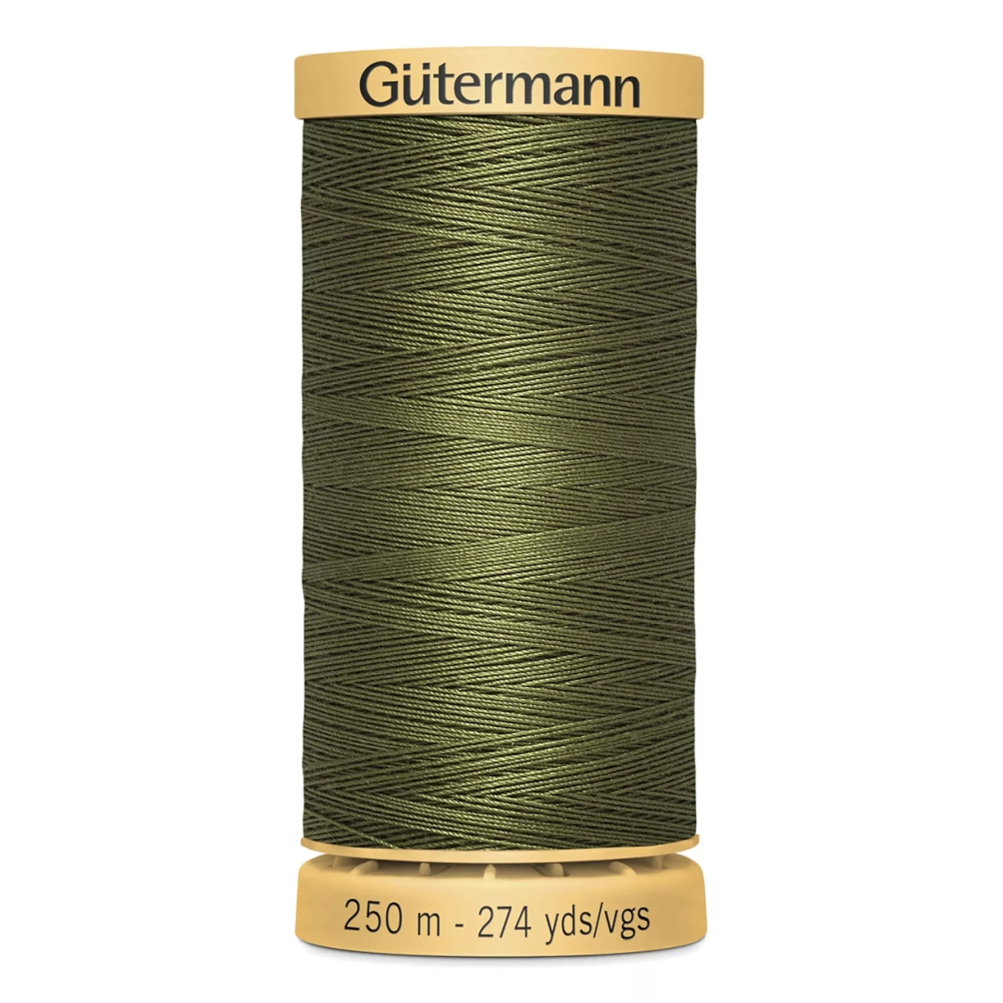 Gütermann Nähfaden Baumwolle, grünoliv