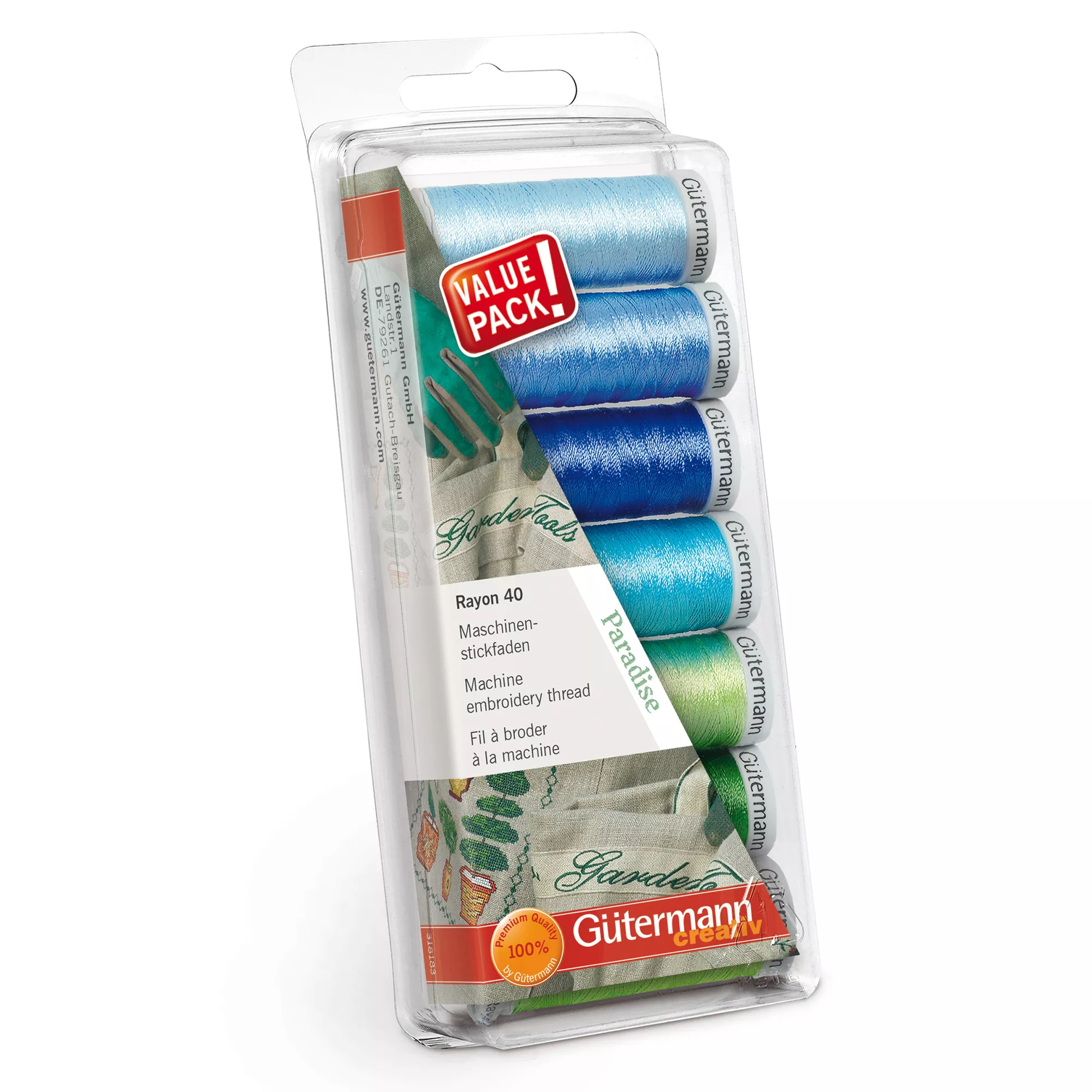 Gütermann Nähfaden-Set Rayon 40, Paradise