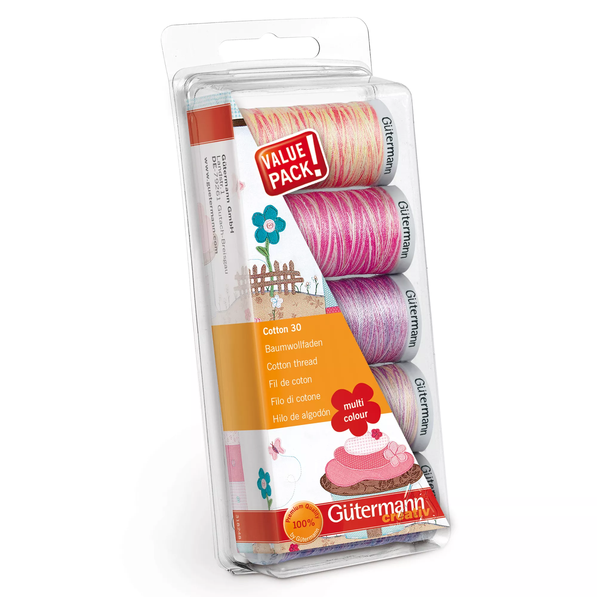 Gütermann Nähfaden-Set Sticken Cotton 30