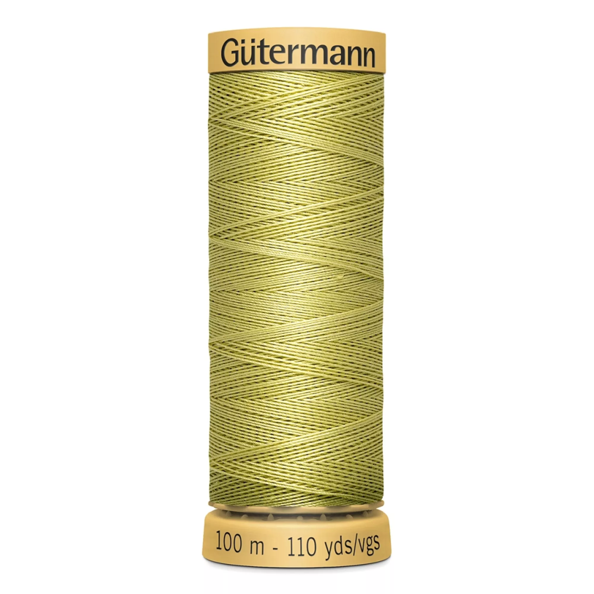 Gütermann Nähfaden Baumwolle, gelb & beige