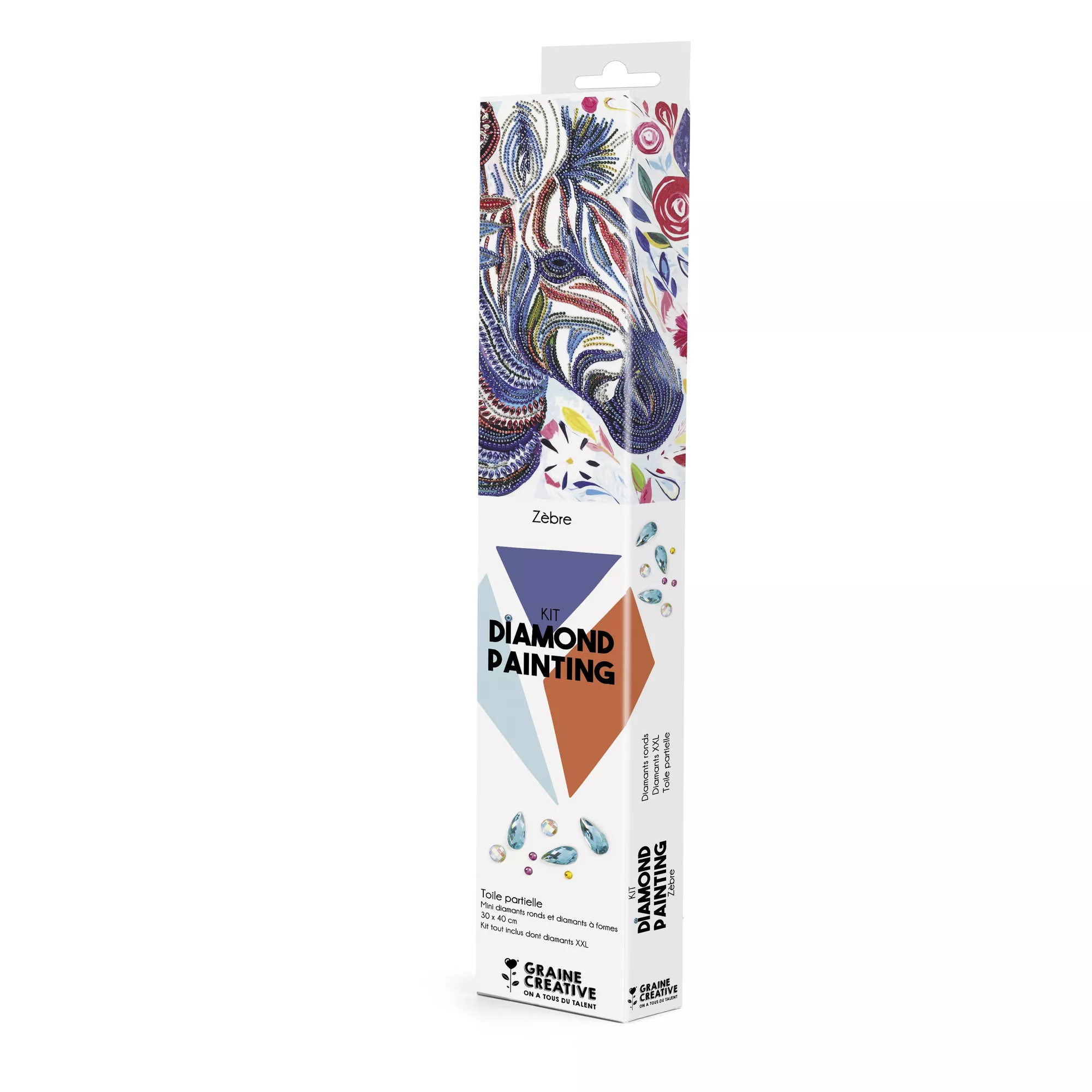 Graine Créative Diamond Painting Zebra