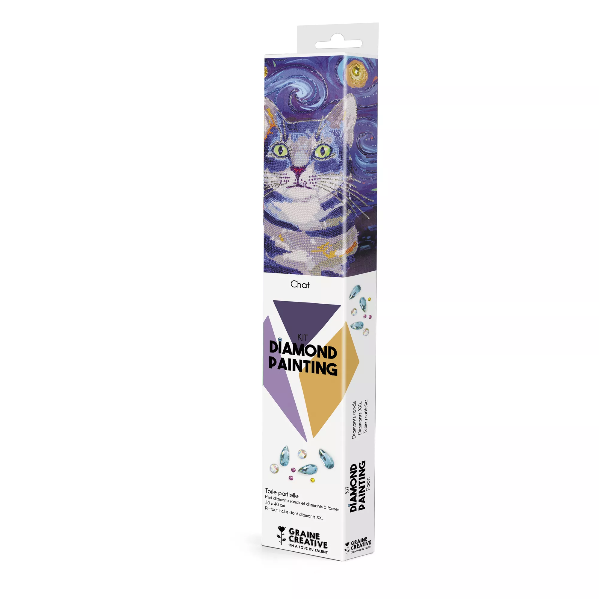 Graine Créative Diamond Painting Katze