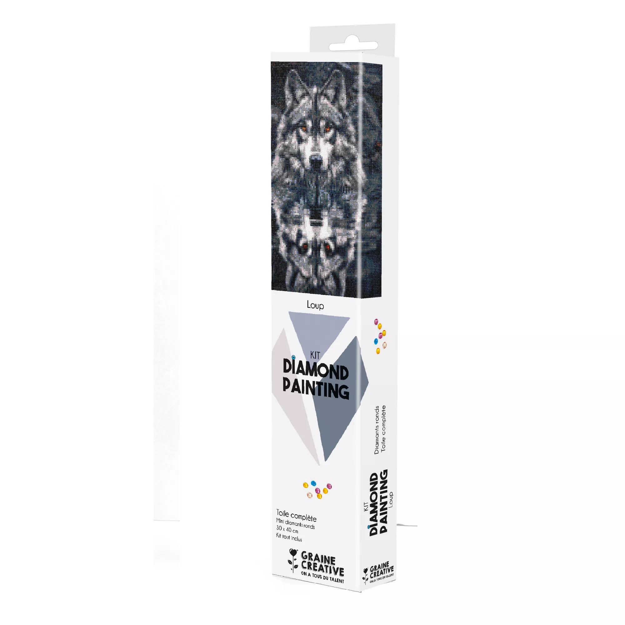 Graine Créative Diamond Painting Wolf
