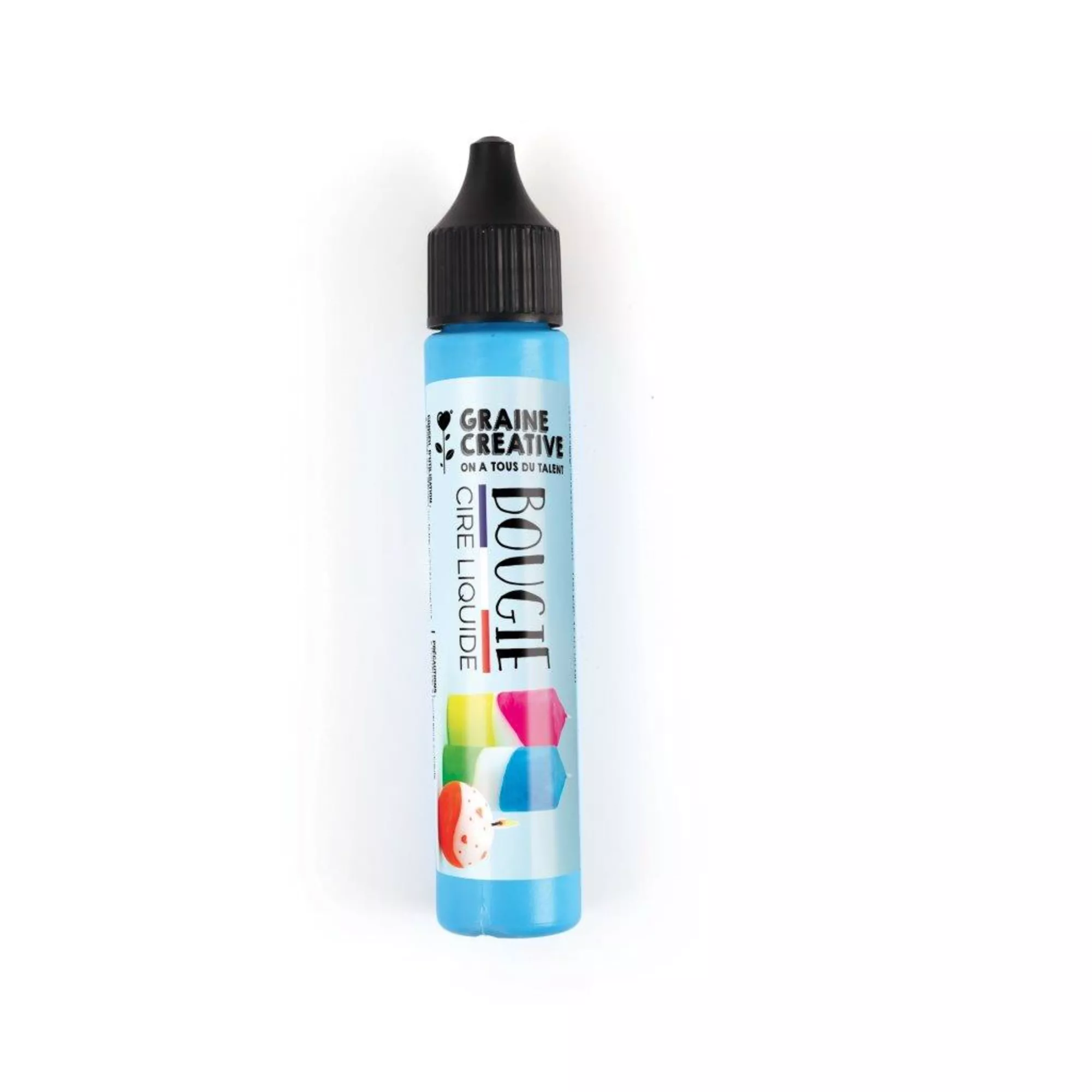 Graine Créative Kerzenmalstift neonblau